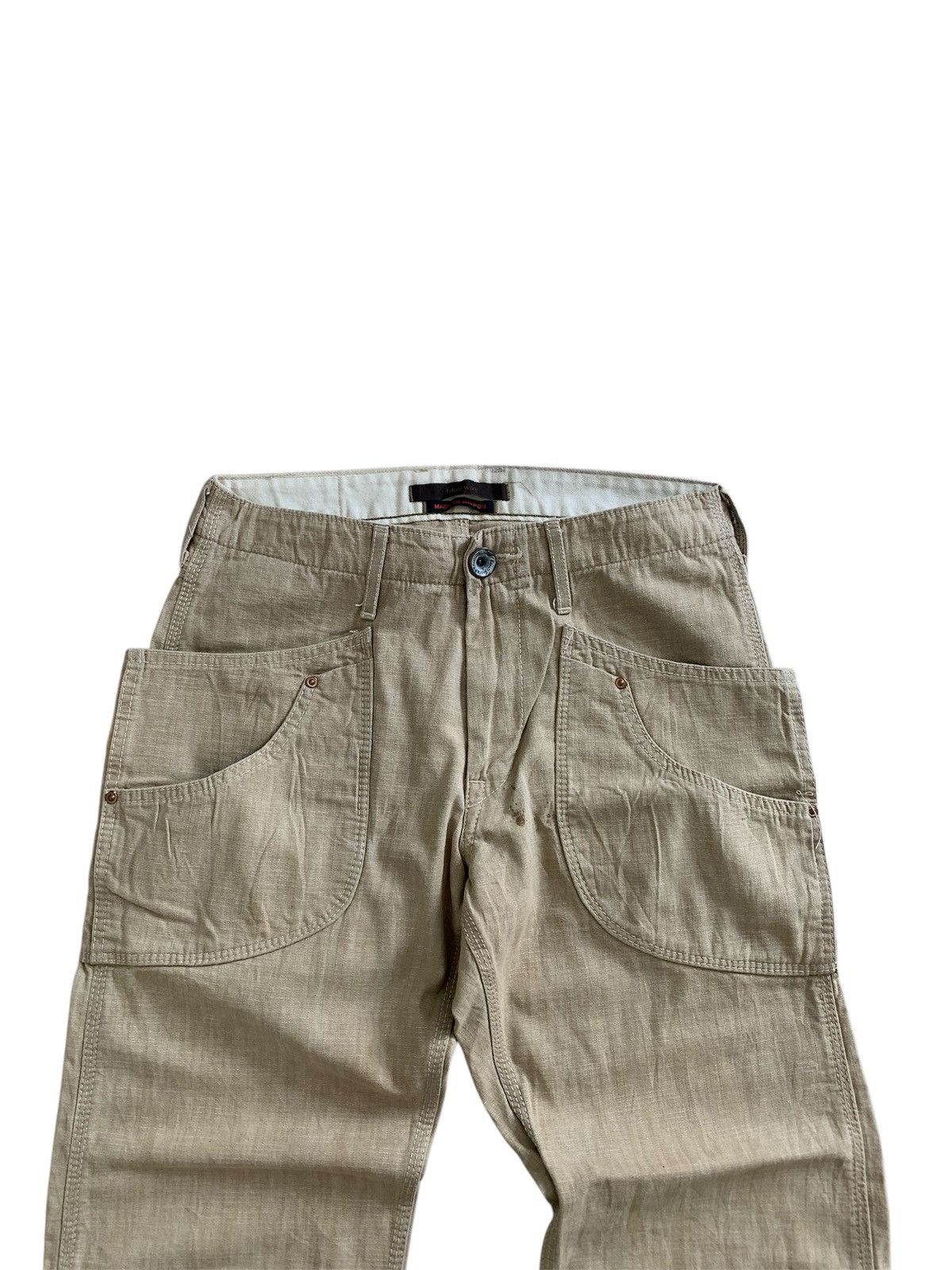 Japanese Brand Blueway Japan Leaf Sprayer Chambray Trousers Size US 30 / EU 46 - 3 Thumbnail