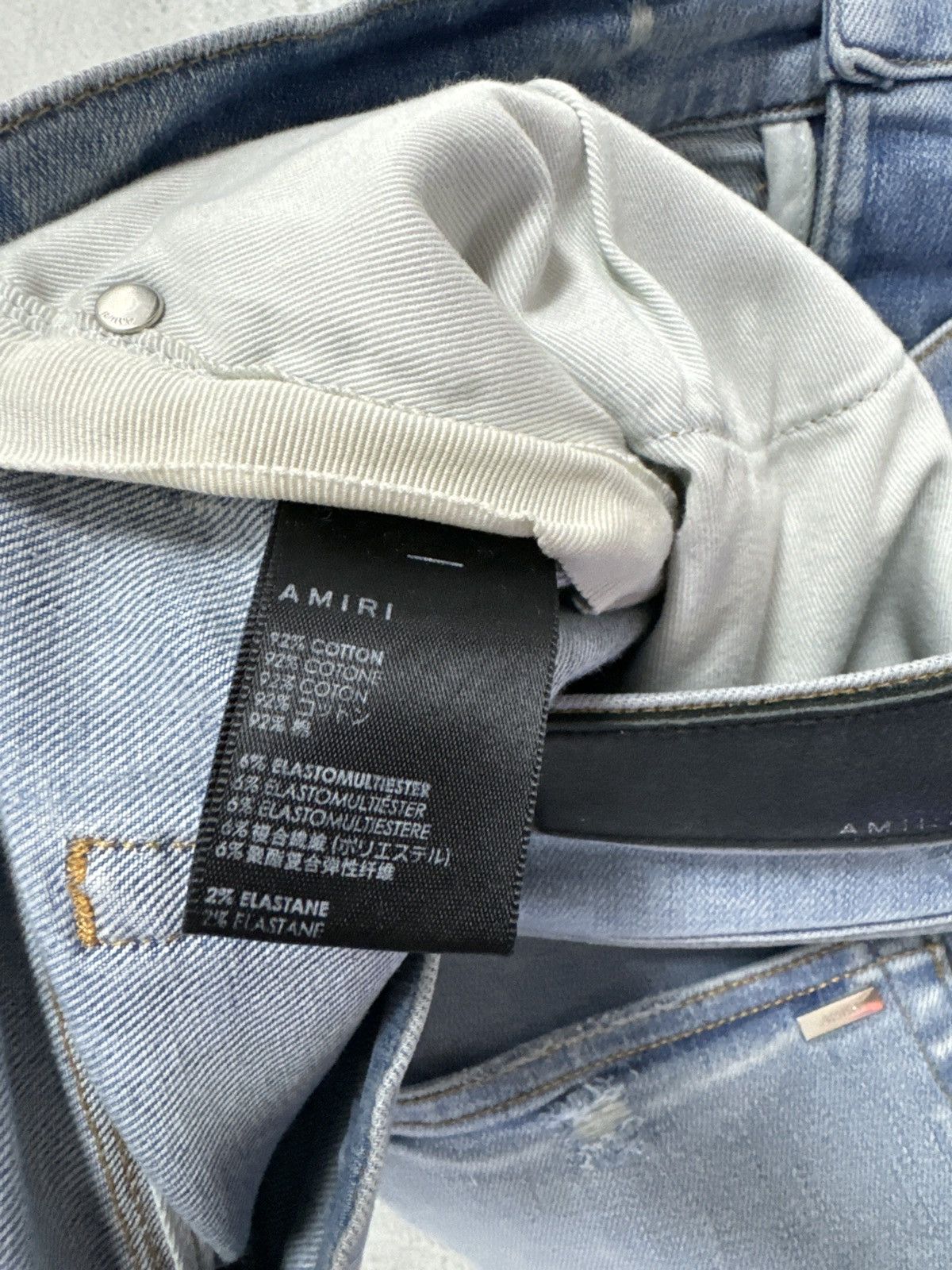 Amiri Amiri light wash paint Drip Size US 38 / EU 54 - 4 Thumbnail