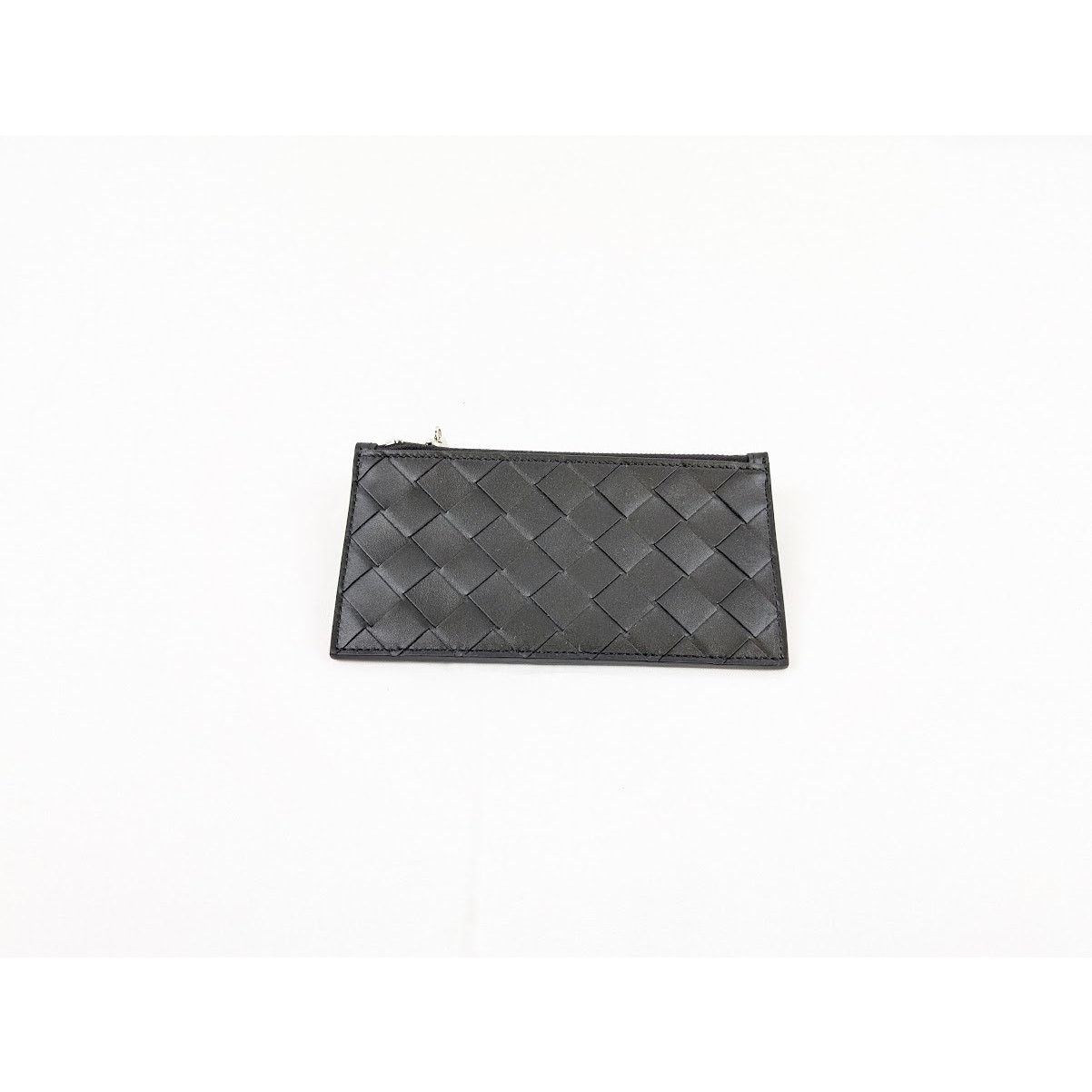 Bottega Veneta o1rshd1 Size: OS / Intreccio Zipper Pouch in Black Size ONE SIZE - 1 Thumbnail