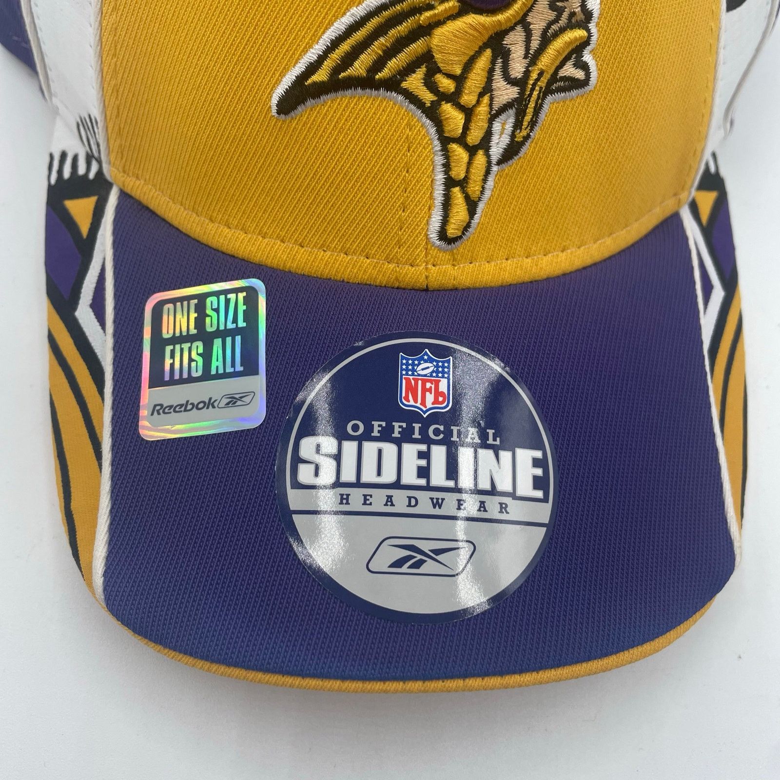 Reebok Minnesota Vikings Reebok NFL Sideline Hat OS One Size Size ONE SIZE - 6 Thumbnail