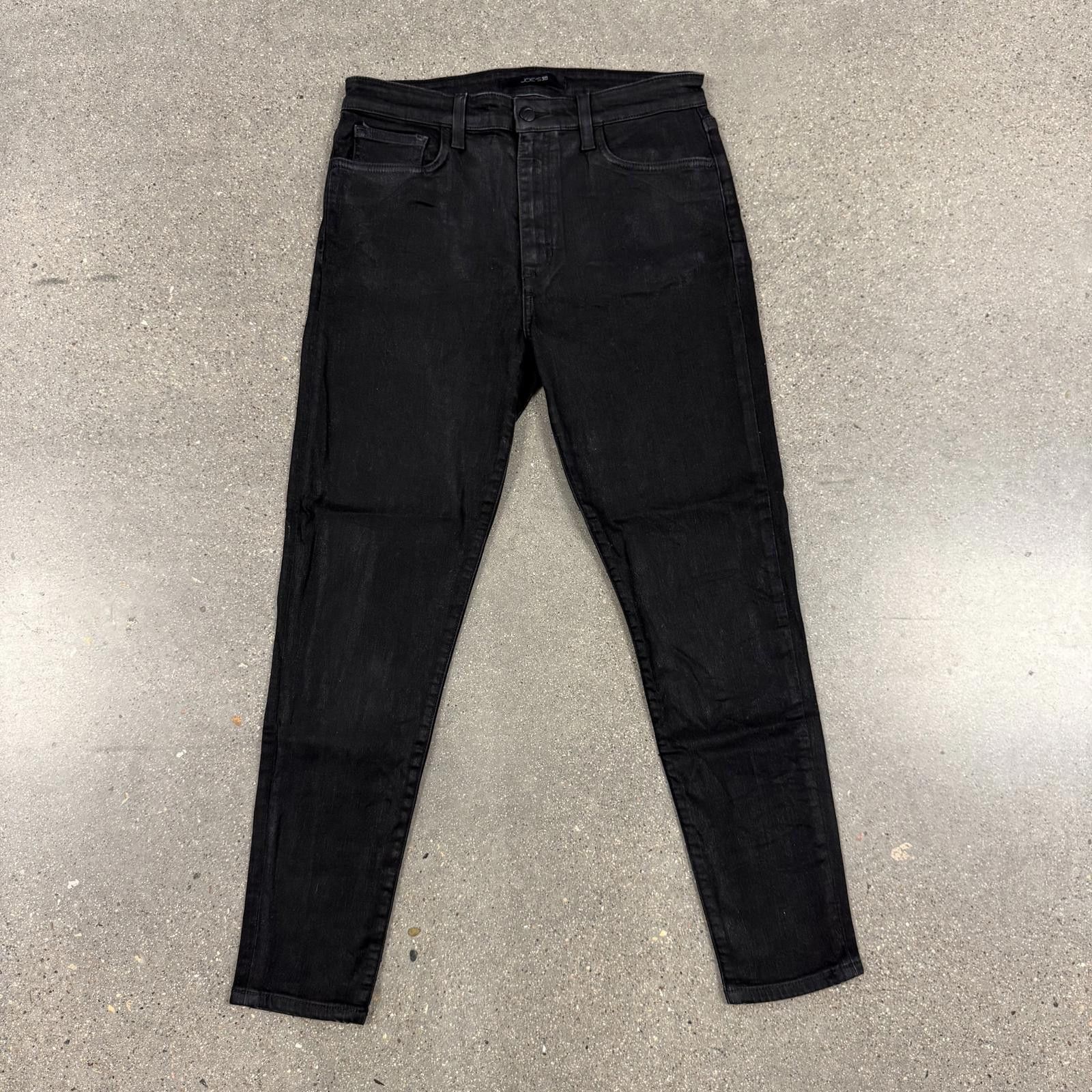 Designer Joe's Mid Rise Skinny Jeans Premium Denim Black - 30 Size 30" / US 8 / IT 44 - 3 Thumbnail