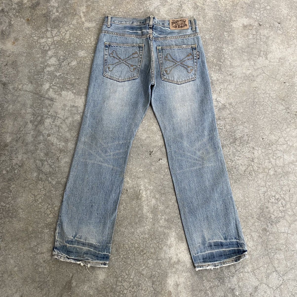 A.F.F.A. Vintage Lover’s Rock Japan Distressed Jeans Size US 30 / EU 46 - 13 Thumbnail