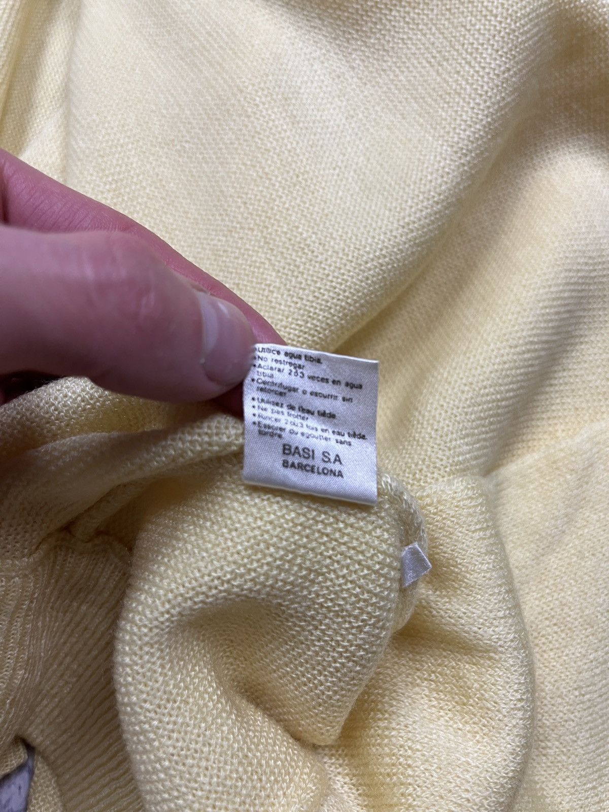 Lacoste Vintage 90’s Lacoste Acrylic Cardigan Sweater Made In Spain Size US XXL / EU 58 / 5 - 10 Thumbnail