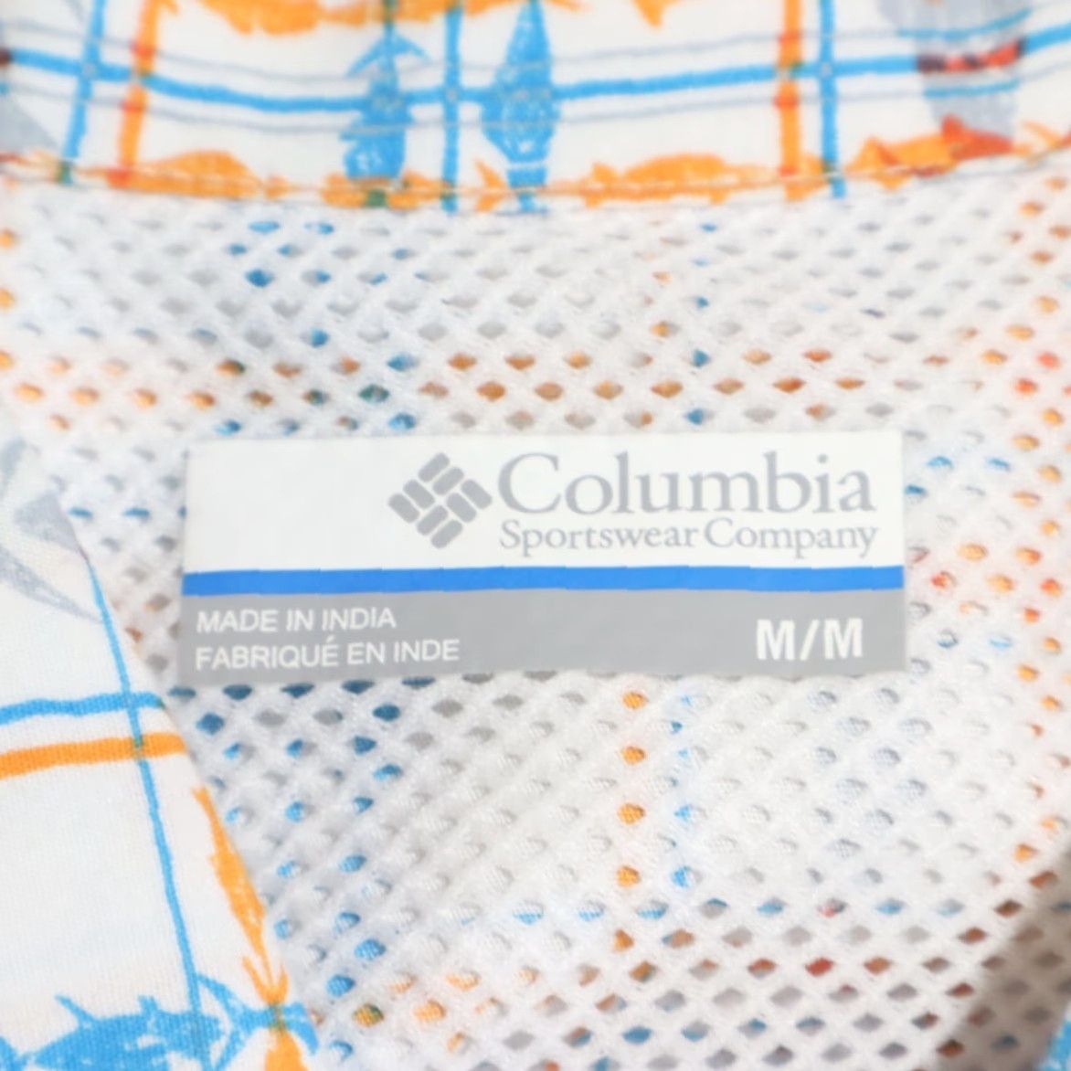 Vintage Columbia PFG Fish Cotton Plaid Button Up Shirt White Men M Shirt Size US M / EU 48-50 / 2 - 5 Thumbnail