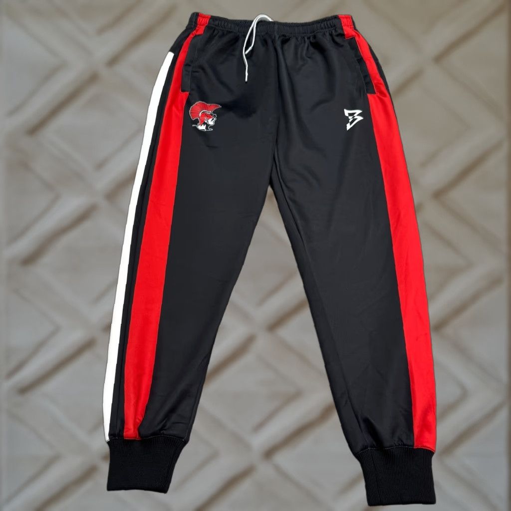 Vintage Beastmode Spartan Jogger Pants Mens S Red Regular Waist 28 Inseam 28in Tapered Size US 29 - 1 Thumbnail