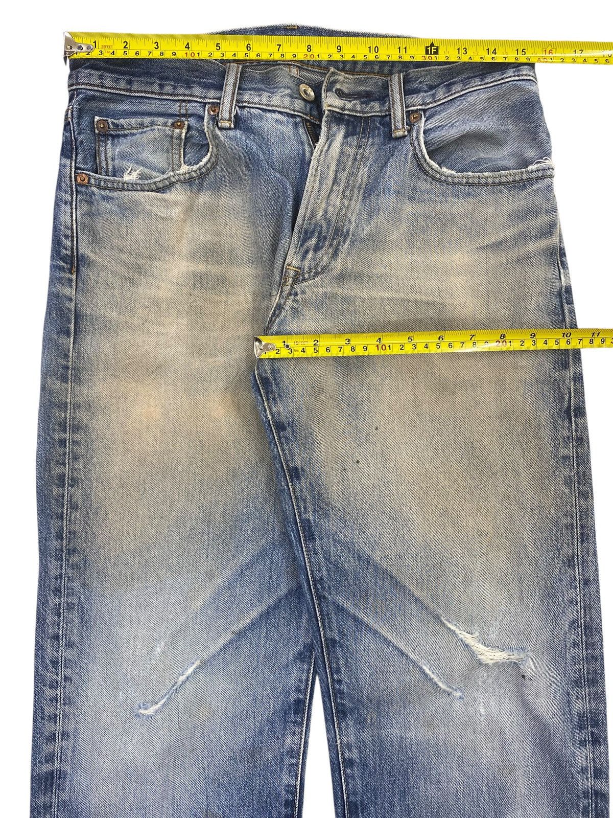 Uniqlo Uniqlo Rusty Faded Wash Style Ripped Jeans Size US 30 / EU 46 - 5 Thumbnail