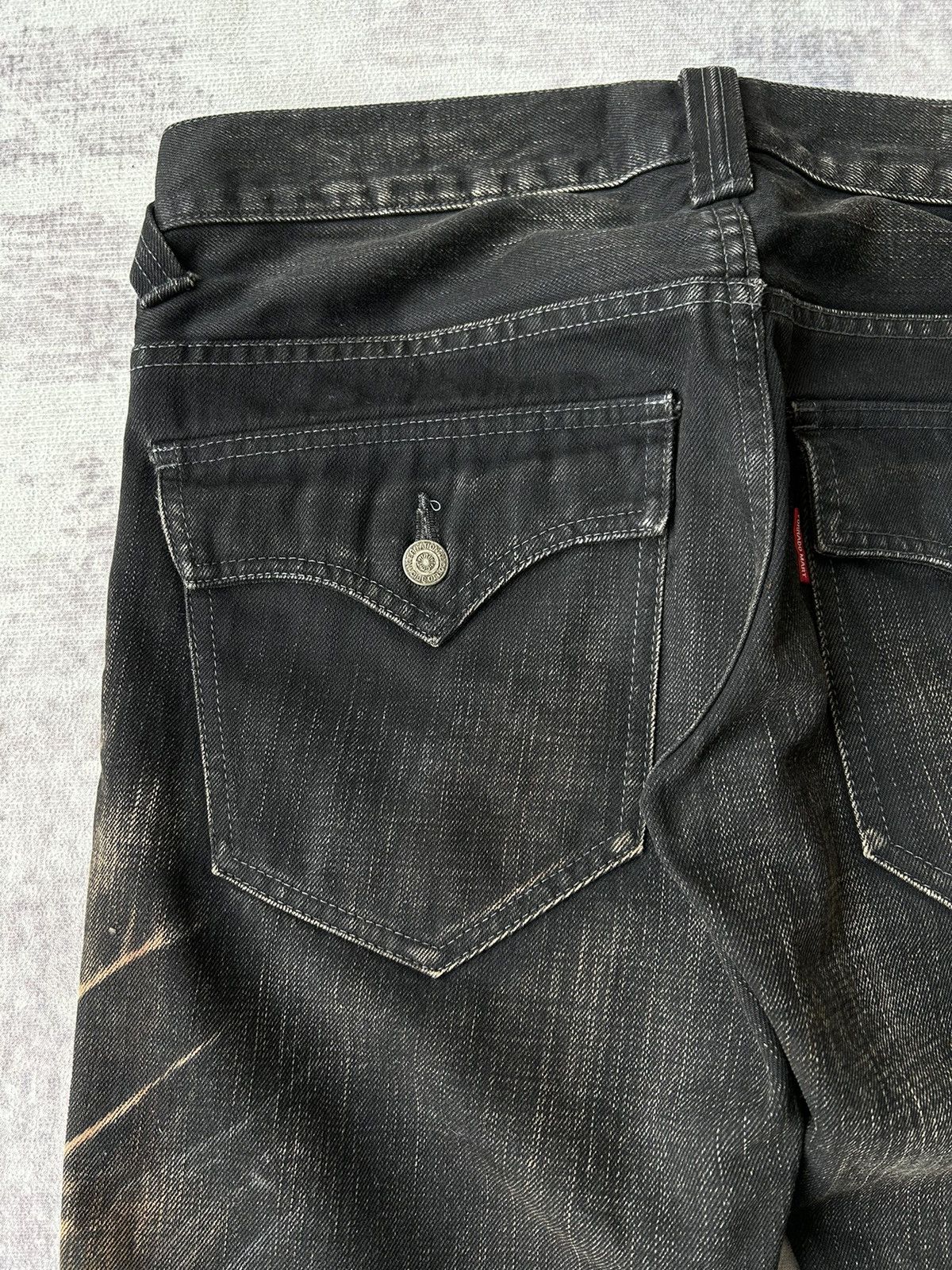 Tornado Mart Tornado Mart Super Lace Flared Denim Size US 33 - 13 Thumbnail