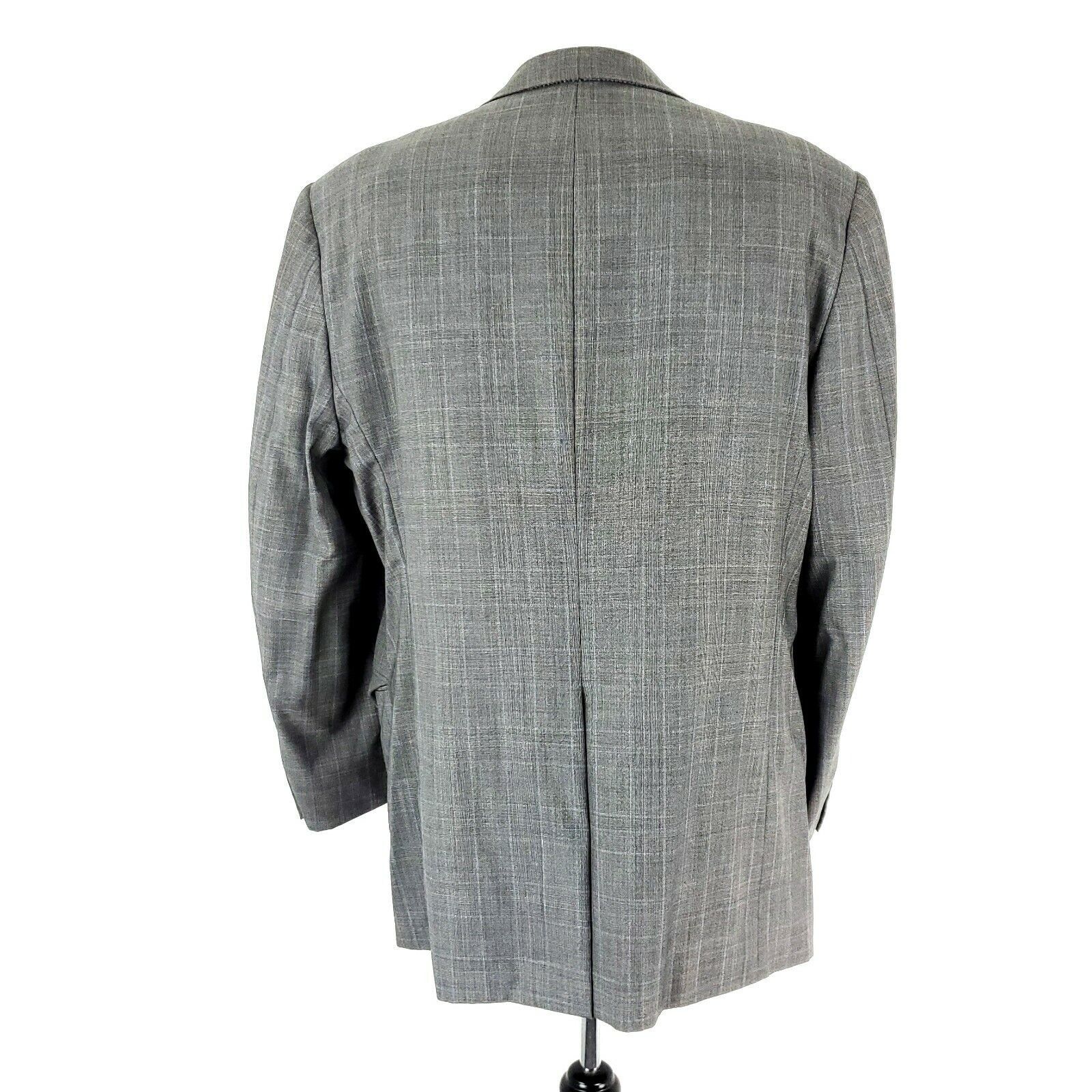 Hickey Freeman Hickey Freeman Loro Piana Tasmanian Super 120s Wool 2 Button Size 42R - 6 Thumbnail