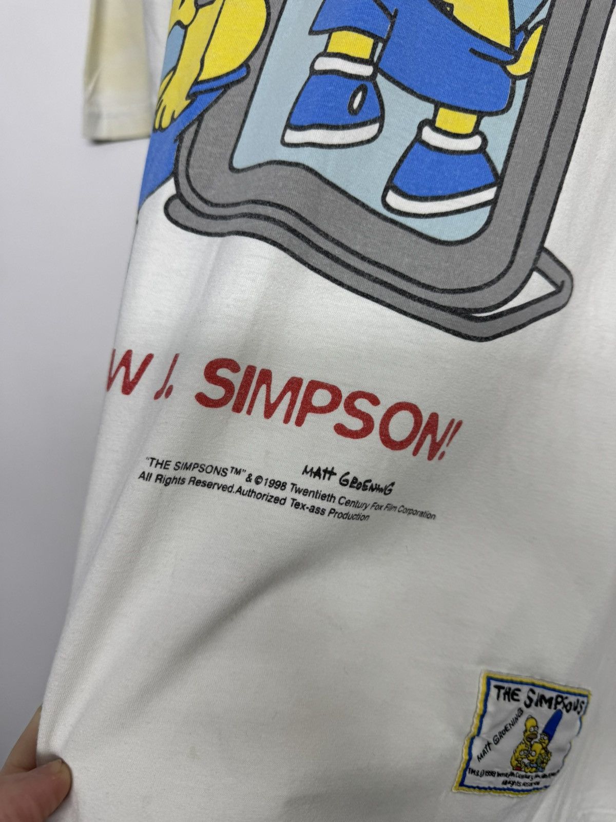 The Simpsons Vintage T Shirt Bart Simpsons 1999 Size US XXL / EU 58 / 5 - 8 Thumbnail