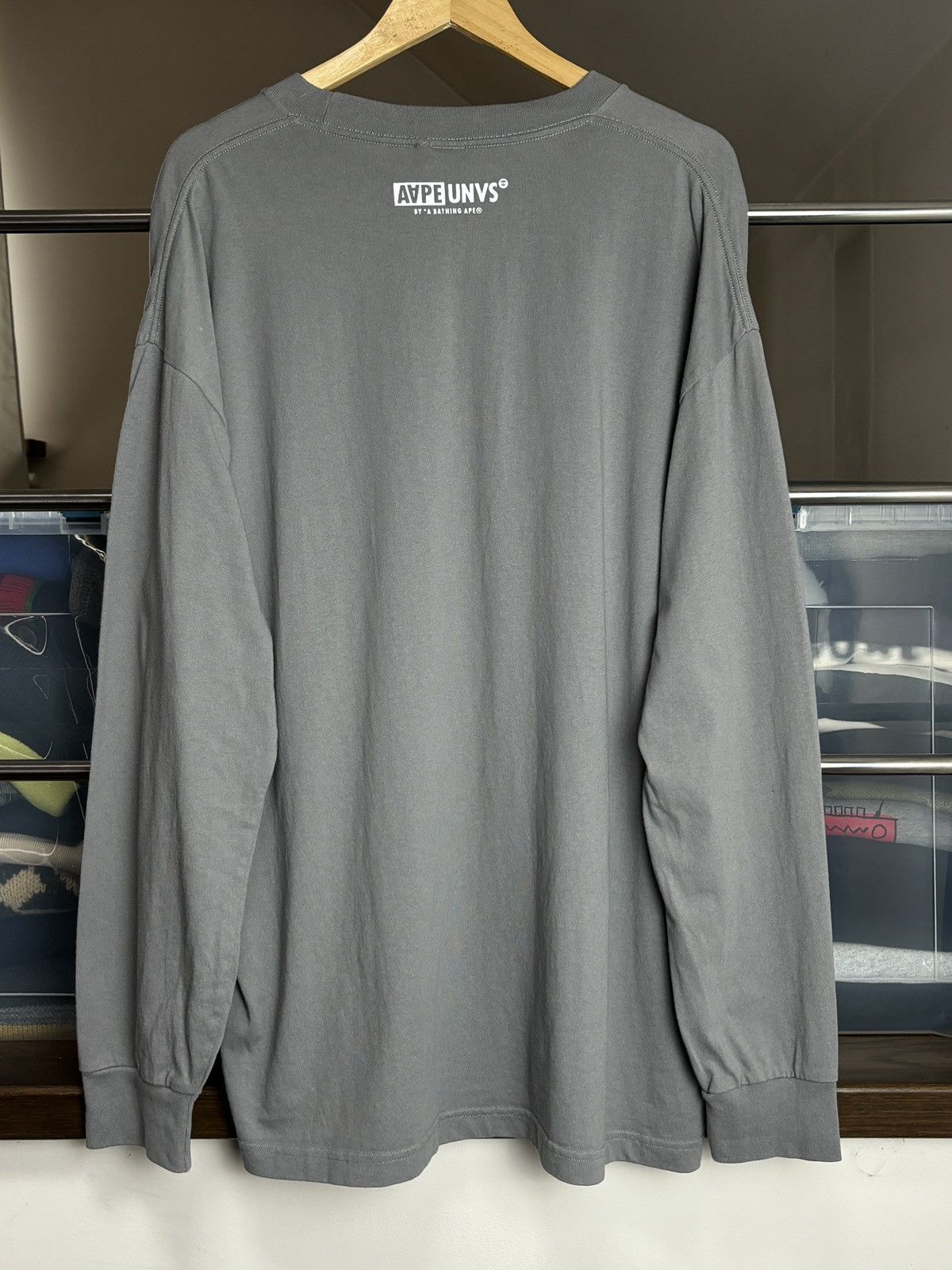 Aape Aape A Bathing Ape Long Sleeve Japanese Rare T-Shirt Size US XXL / EU 58 / 5 - 3 Thumbnail