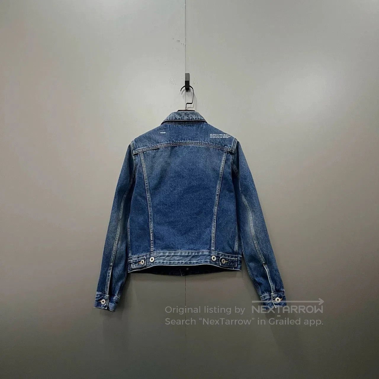 Off-White OFF-WHITE Blue Denim Jacket. Size XS / US 0-2 / IT 36-38 - 2 Thumbnail