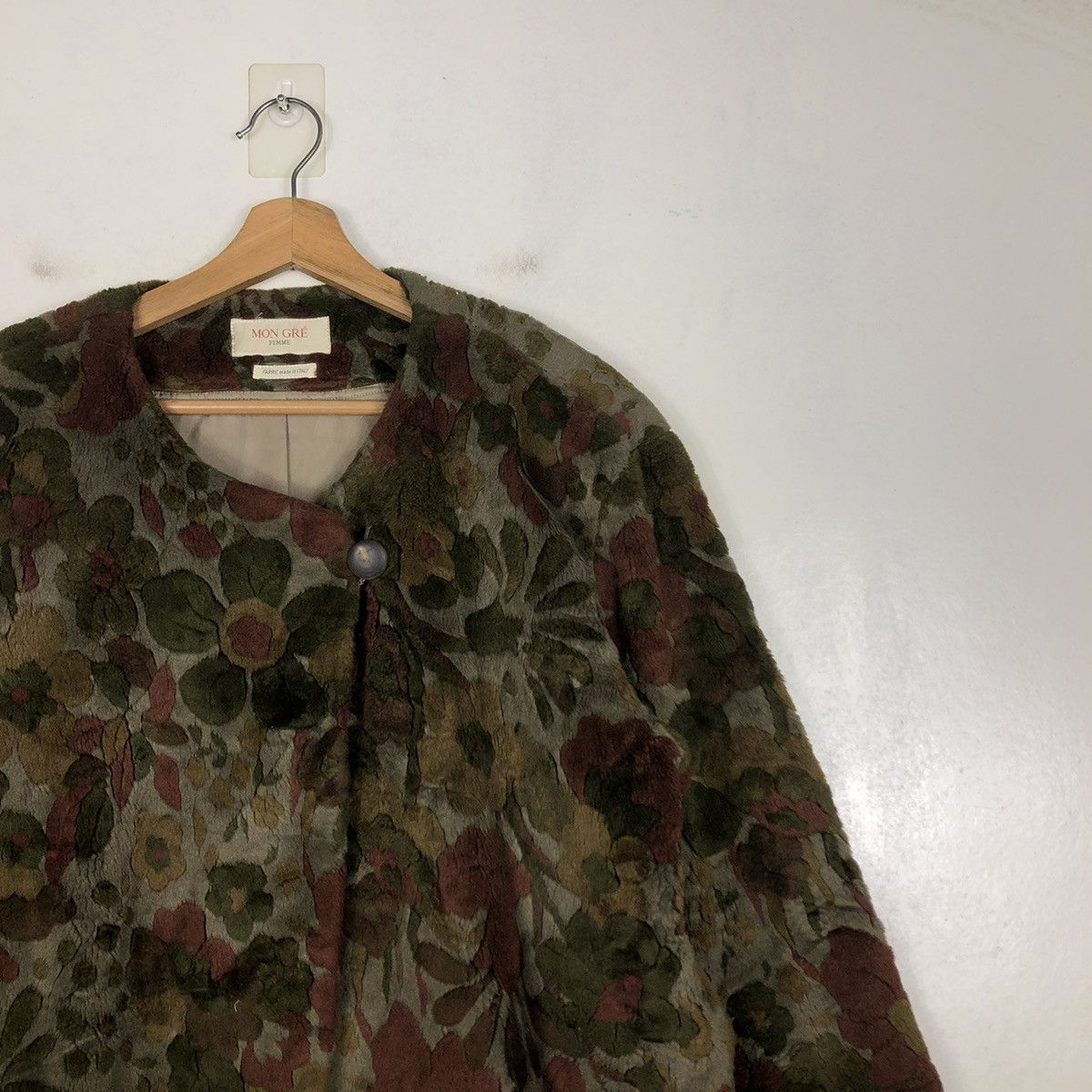 Designer × Japanese Brand × Vintage 📌CROPPED VELVET JACKET MON GRE FEMME ISSEY MIYAKE Size M / US 6-8 / IT 42-44 - 8 Thumbnail