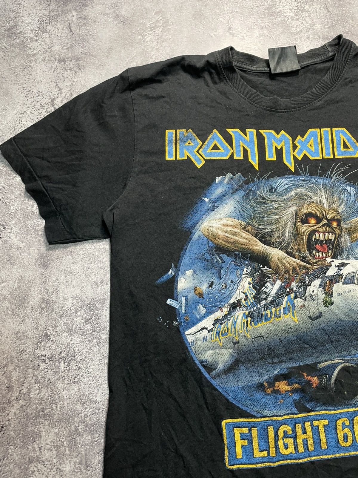 Band Tees IRON MAIDEN Flight 666 Vintage 90s T-Shirt Size US L / EU 52-54 / 3 - 2 Thumbnail