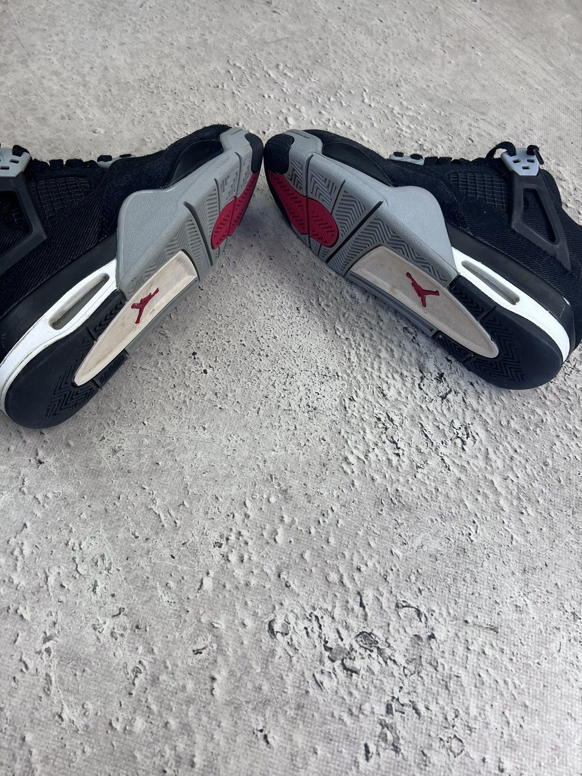 Nike × Vintage SALE💣💣 Nike Air Jordan 4 Retro SE GS black SNEAKERS SHOES Size US 7.5 / IT 37.5 - 4 Thumbnail