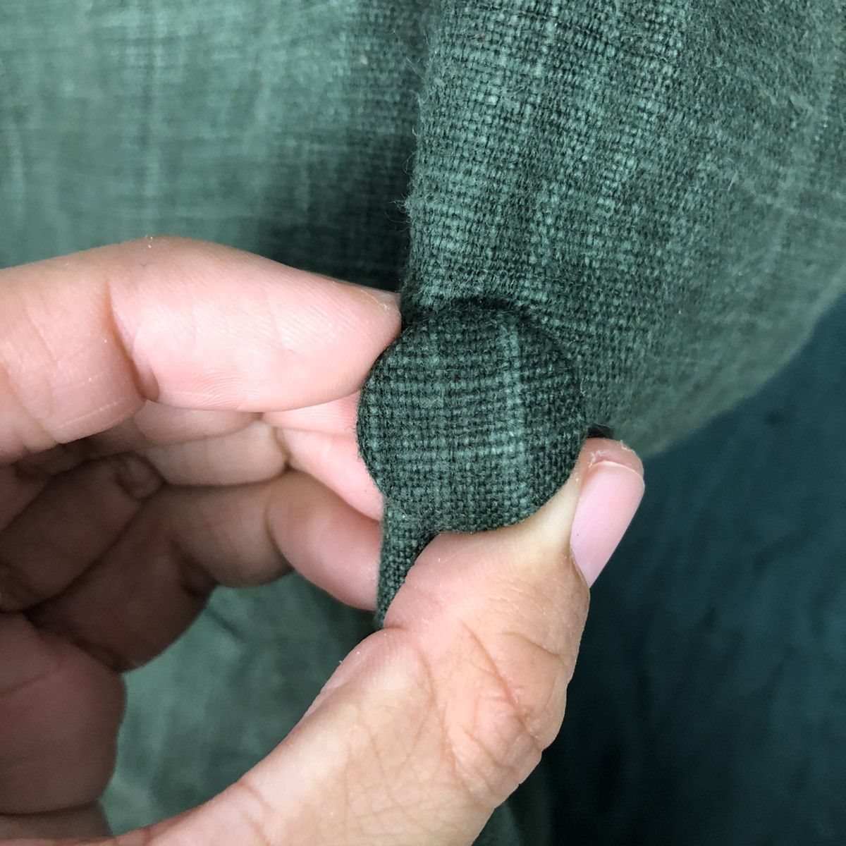 Issey Miyake 📌Rich Green Vintage Jacket Comme Se Soir Buckle Size US M / EU 48-50 / 2 - 18 Thumbnail