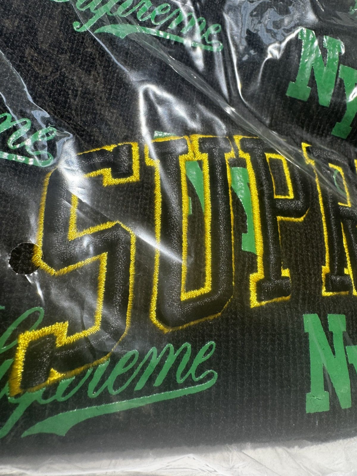 Supreme Supreme x New Era® Monogram Beanie Size ONE SIZE - 3 Thumbnail