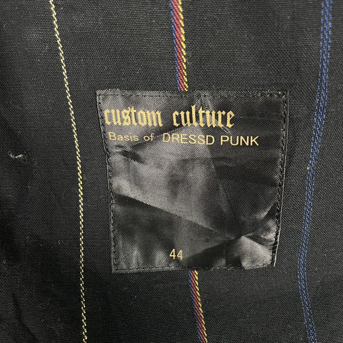 Japanese Brand Cuatom Culture Dressd Punk Stripe Jacket Size US S / EU 44-46 / 1 - 16 Thumbnail