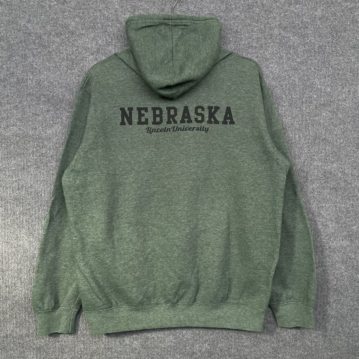 Vintage Vintage Y2K Nebraska Lincoln University Pullover Hoodie Size US L / EU 52-54 / 3 - 4 Thumbnail