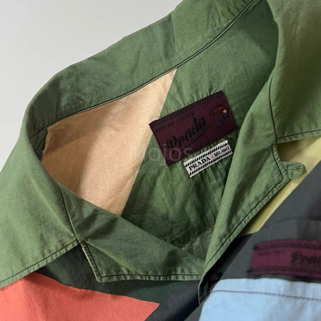Prada Prada Coffee Painting Shirt-2508 Size US XS / EU 42 / 0 - 5 Thumbnail