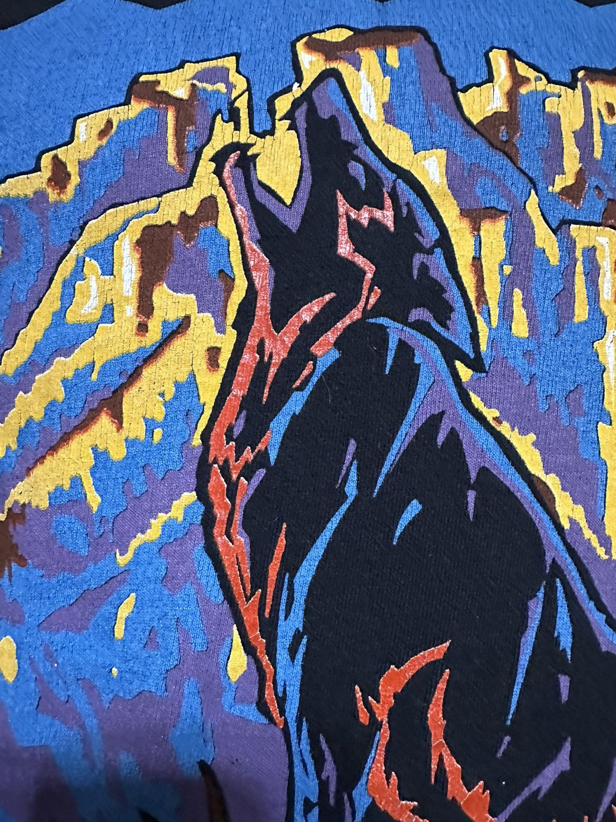 Other Vintage Peyote Wolf Tshirt 90’s Art Tee Animal Nature Grail Size US L / EU 52-54 / 3 - 6 Thumbnail