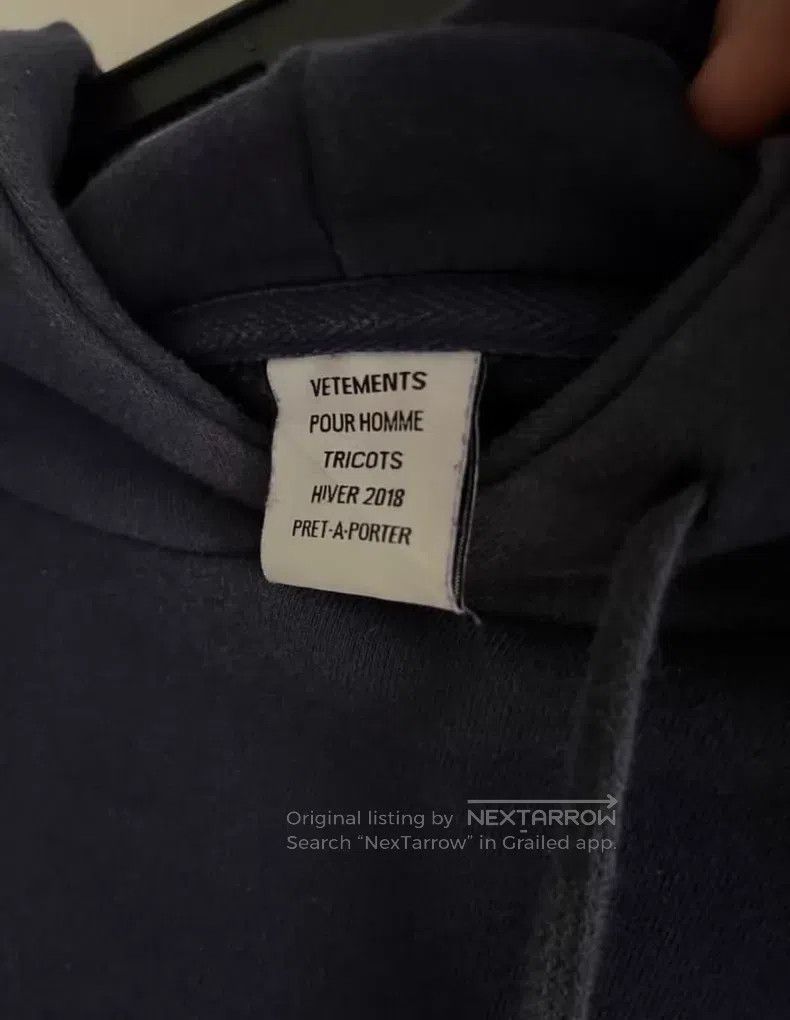 Vetements Vetements Flag Hoodie Size US M / EU 48-50 / 2 - 5 Thumbnail