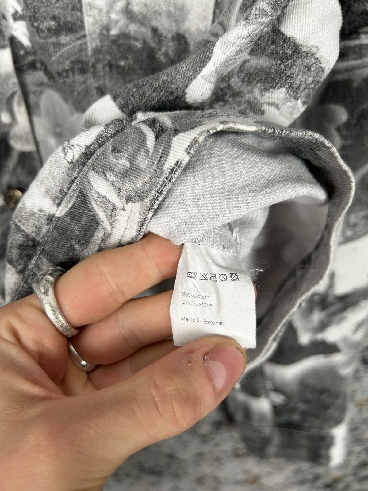 Japanese Brand Vintage Avantgarde Denim Jacket Archival Grunge Rock Punk Size L / US 10 / IT 46 - 7 Thumbnail