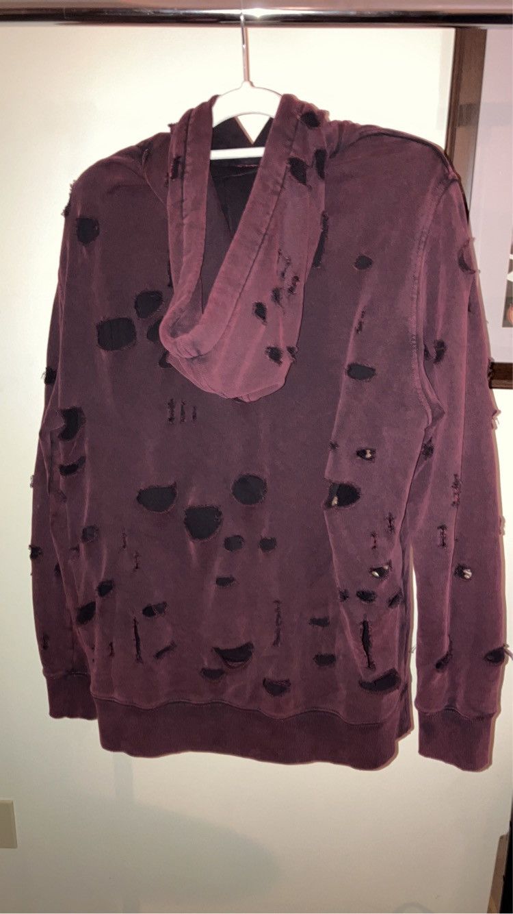 Givenchy RARE GIVENCHY RIPPED HOODIE Size US S / EU 44-46 / 1 - 2 Thumbnail