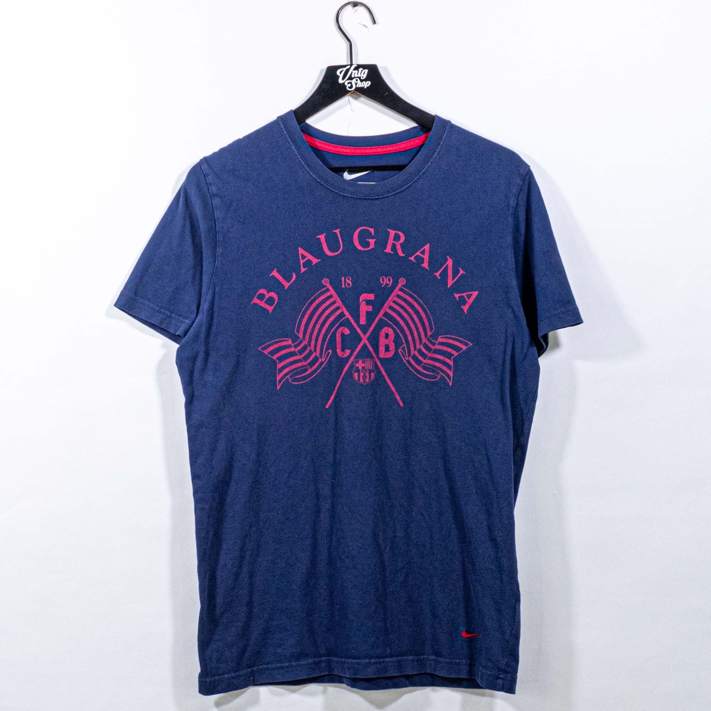 Nike × Vintage FC Barcelona Blaugrana NIKE T-Shirt Y2K Soccer Blokecore Size US L / EU 52-54 / 3 - 1 Thumbnail