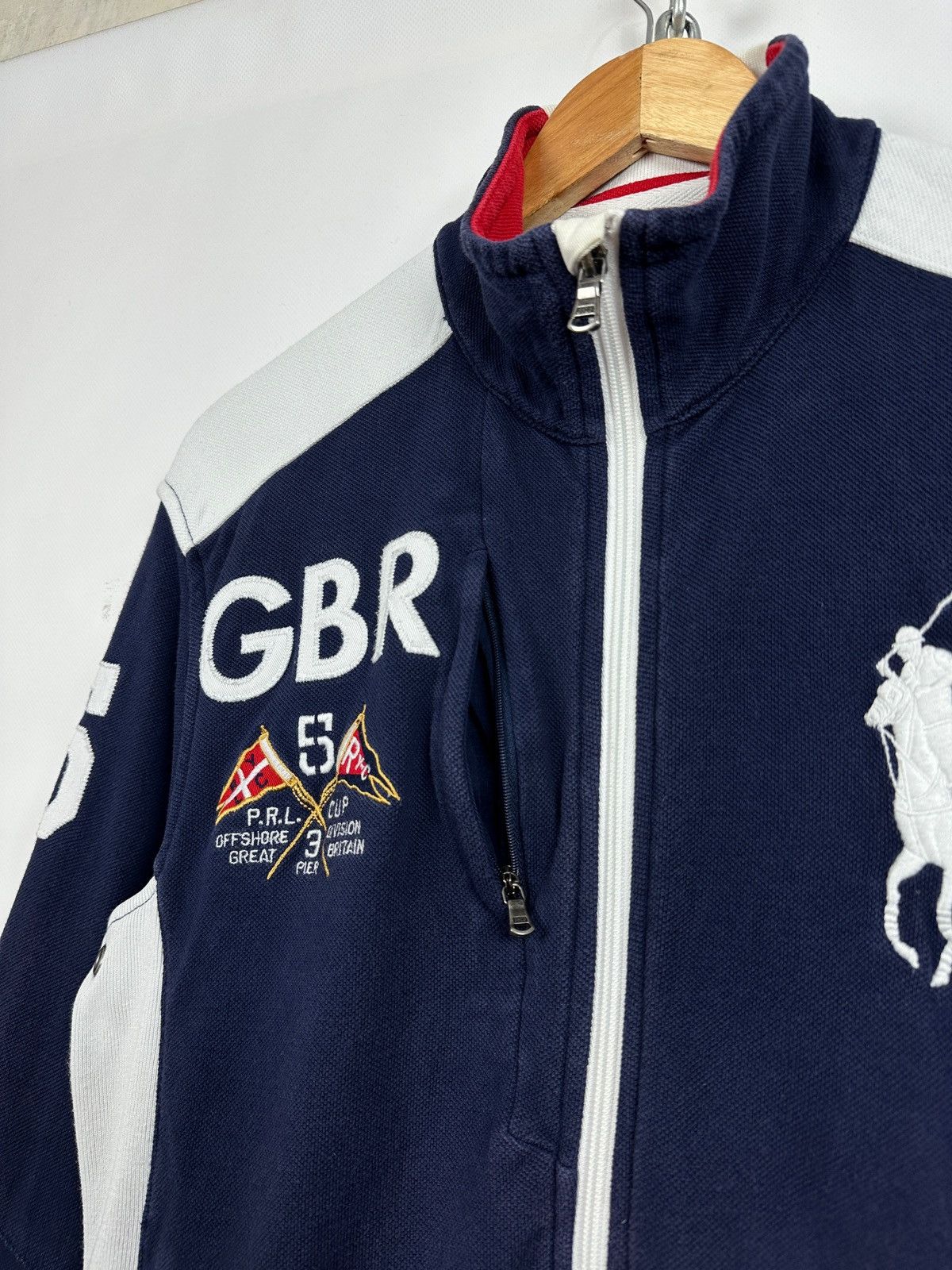 Polo Ralph Lauren Vintage Polo Ralph Lauren GBR Chief Keef Zip Sweatshirt Size US S / EU 44-46 / 1 - 12 Thumbnail
