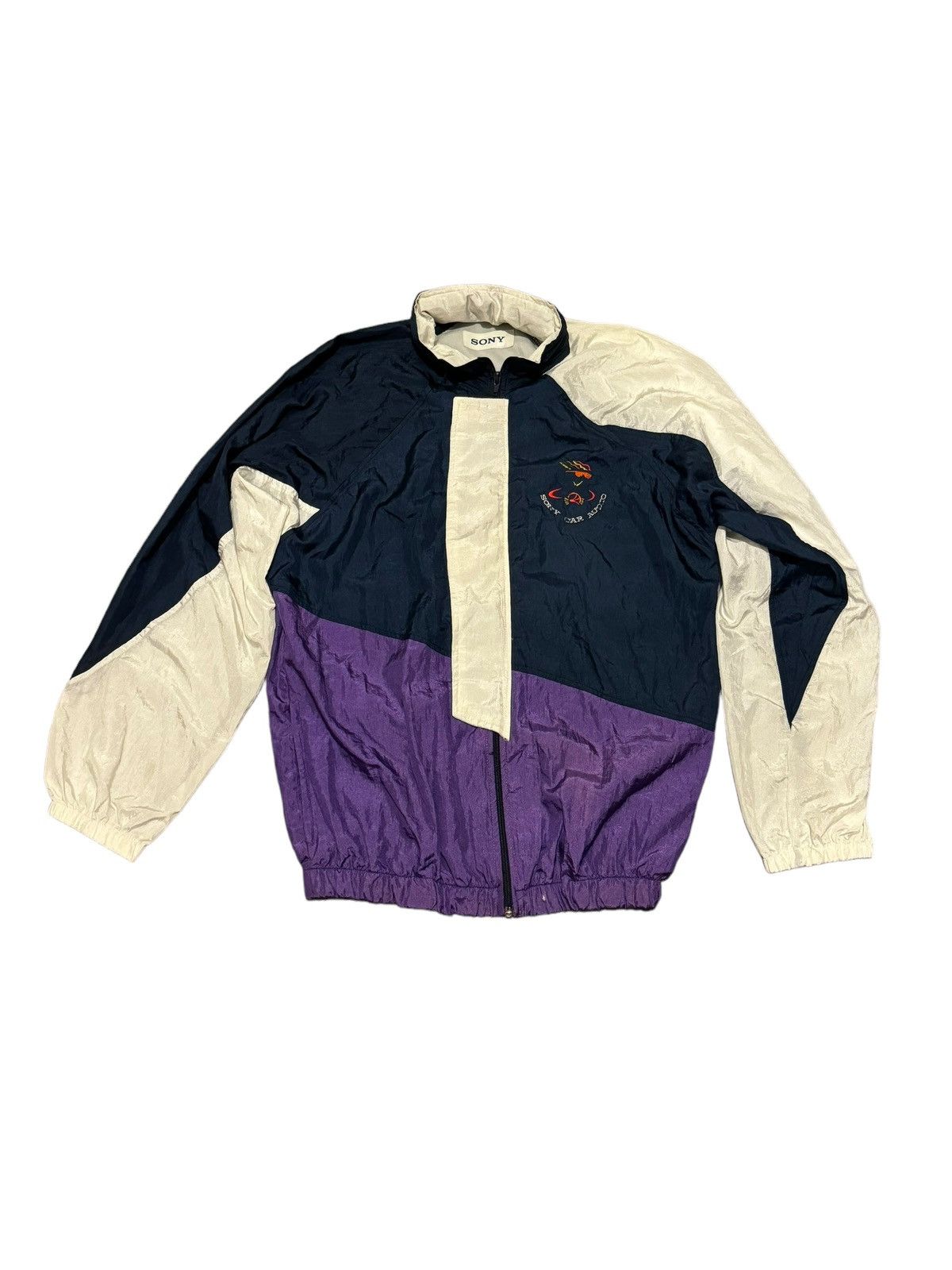 Sony × Vintage VINTAGE 90’s LIMITED PIECES PROMO SONY AIRWAY WINDBREAKER Size US S / EU 44-46 / 1 - 1 Thumbnail