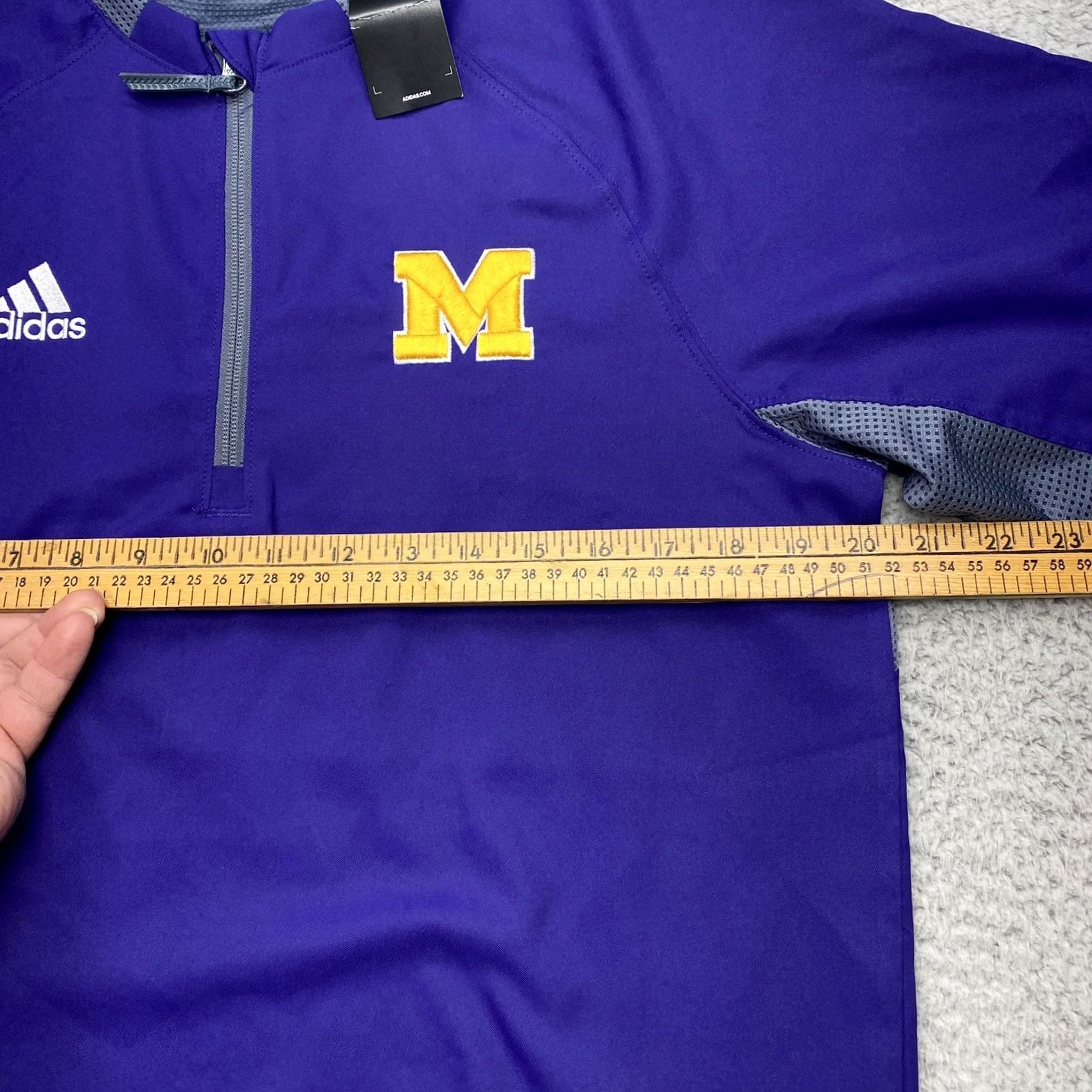 Adidas VINTAGE Adidas Shirt Mens Small Purple Windbreaker? Size US S / EU 44-46 / 1 - 6 Thumbnail