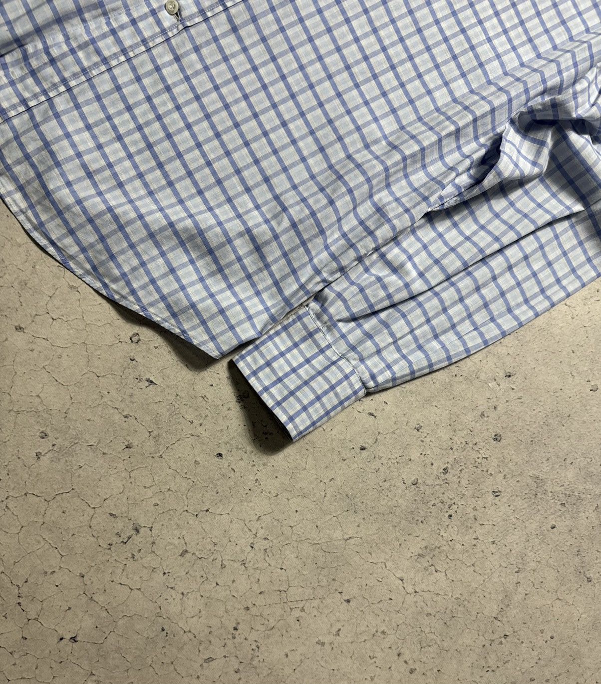 Brunello Cucinelli Brunello Cucinelli Check Button Up Luxury Shirt Size M Size US M / EU 48-50 / 2 - 4 Thumbnail
