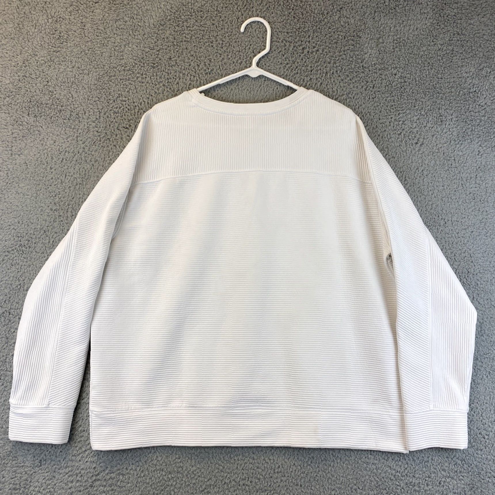 Vintage GAP FIT Active Wear Top Sweater Size XL Long Sleeves White 65-23 / - Size XL / US 12-14 / IT 48-50 - 7 Thumbnail