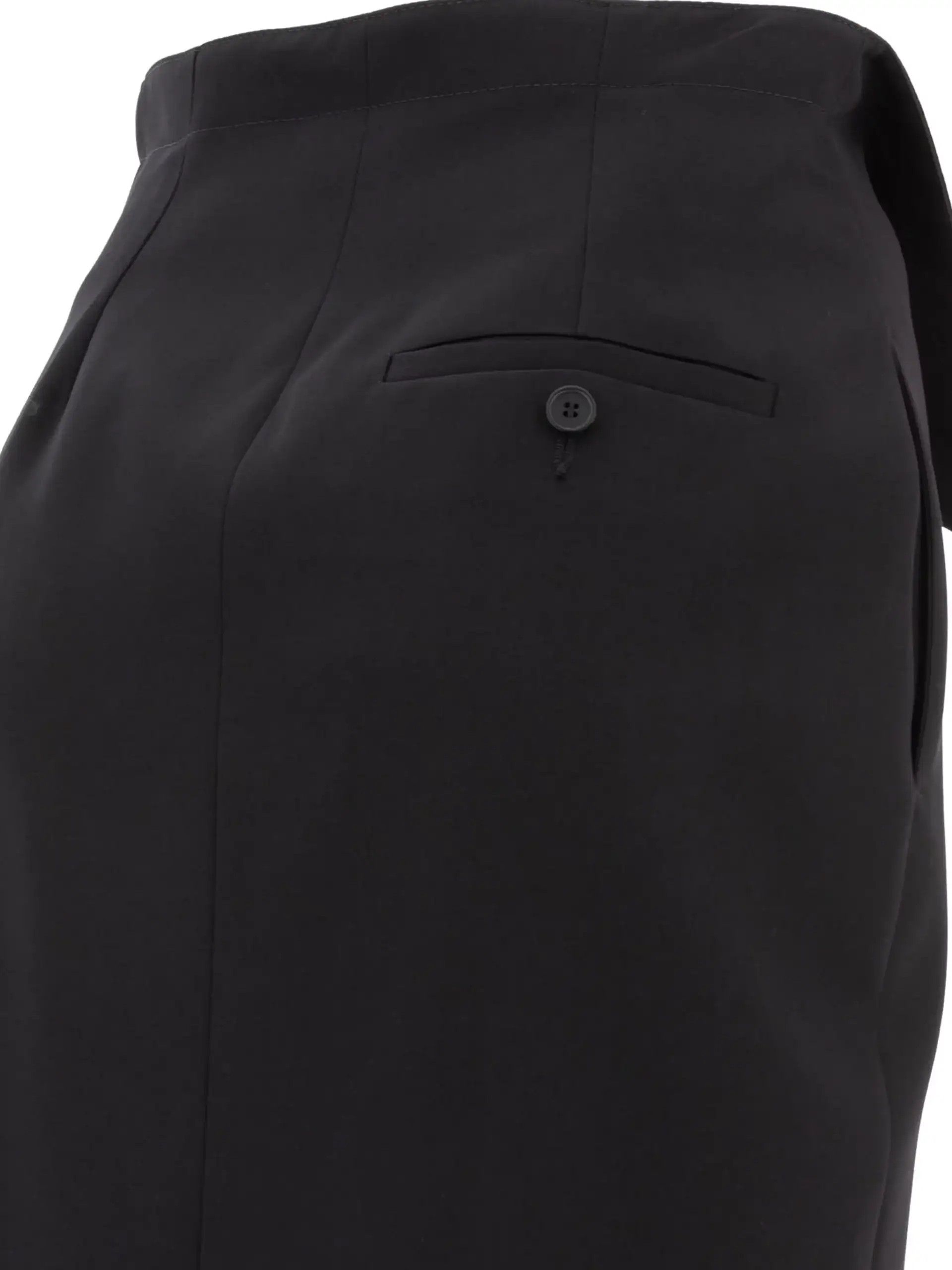 Alexander McQueen o1srvl11e0226 Zipped Pencil Skirt In Black Size 26" / US 2 / IT 38 - 4 Thumbnail