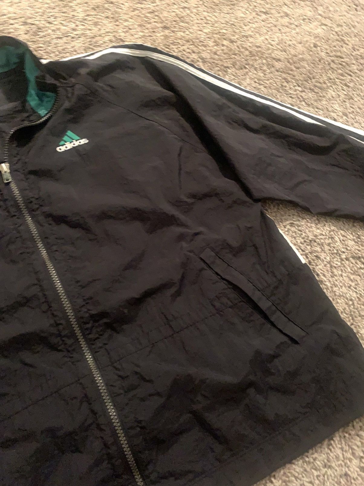 Adidas × Vintage Adidas Vintage 90s Full Zip Track Jacket Wind Breaker Size US M / EU 48-50 / 2 - 3 Thumbnail