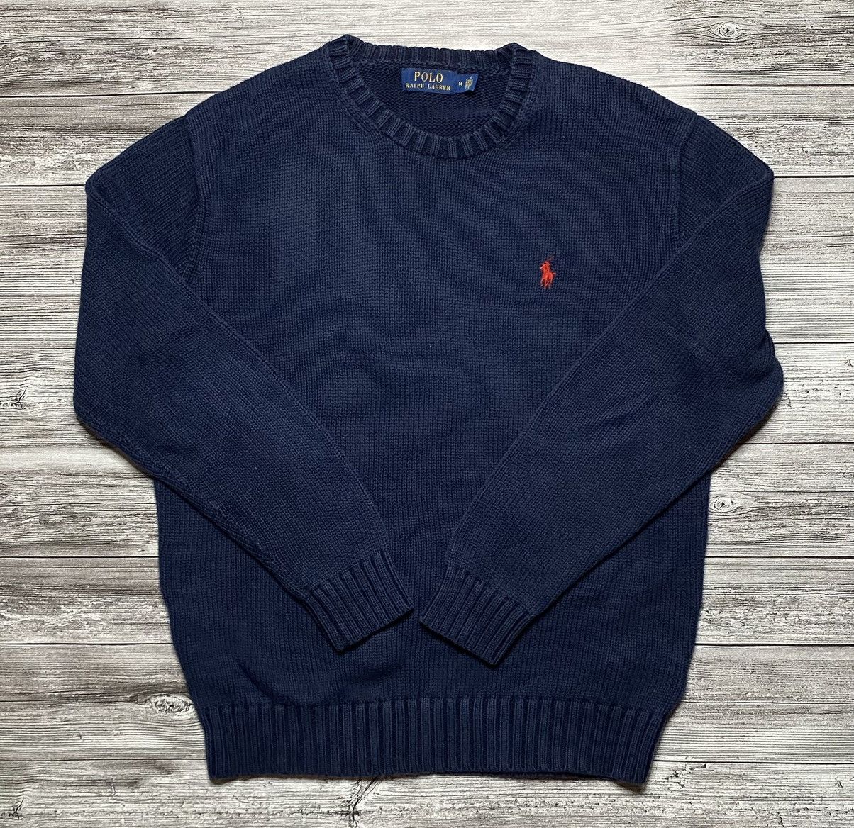 Polo Ralph Lauren × Vintage Polo Ralph Lauren Vintage Knit Sweater Size US M / EU 48-50 / 2 - 1 Thumbnail