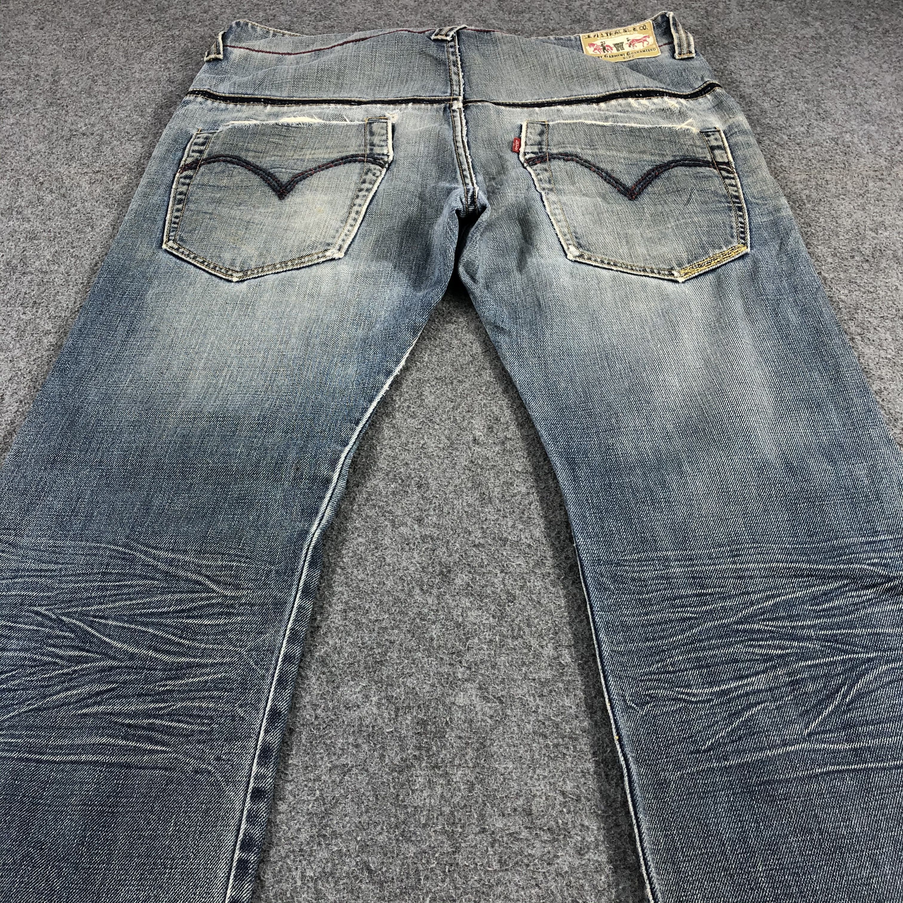 Levi's Vintage Levis San Francisco Jeans Faded Blue Denim KJ456 Size US 34 / EU 50 - 4 Thumbnail