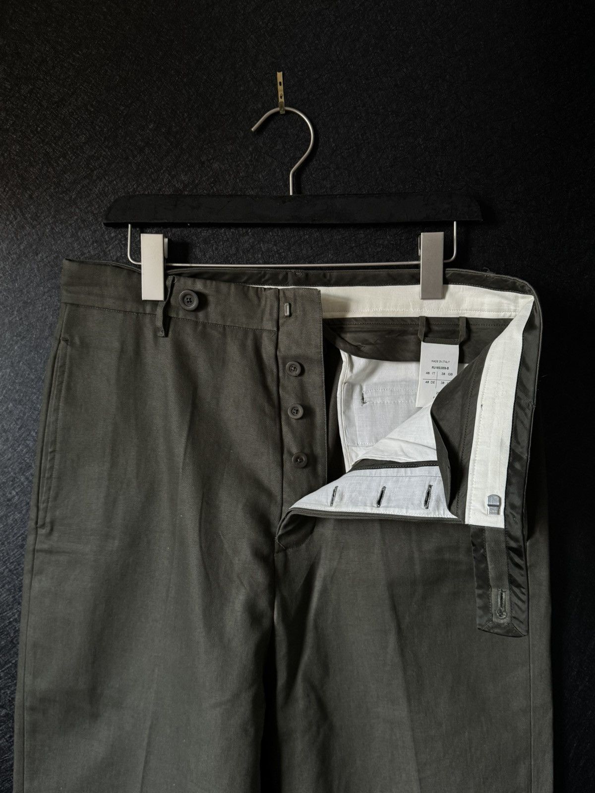 Rick Owens Rick Owens SS2016 Cyclops Astaires Cropped Pants (Palm) Size US 32 / EU 48 - 4 Thumbnail