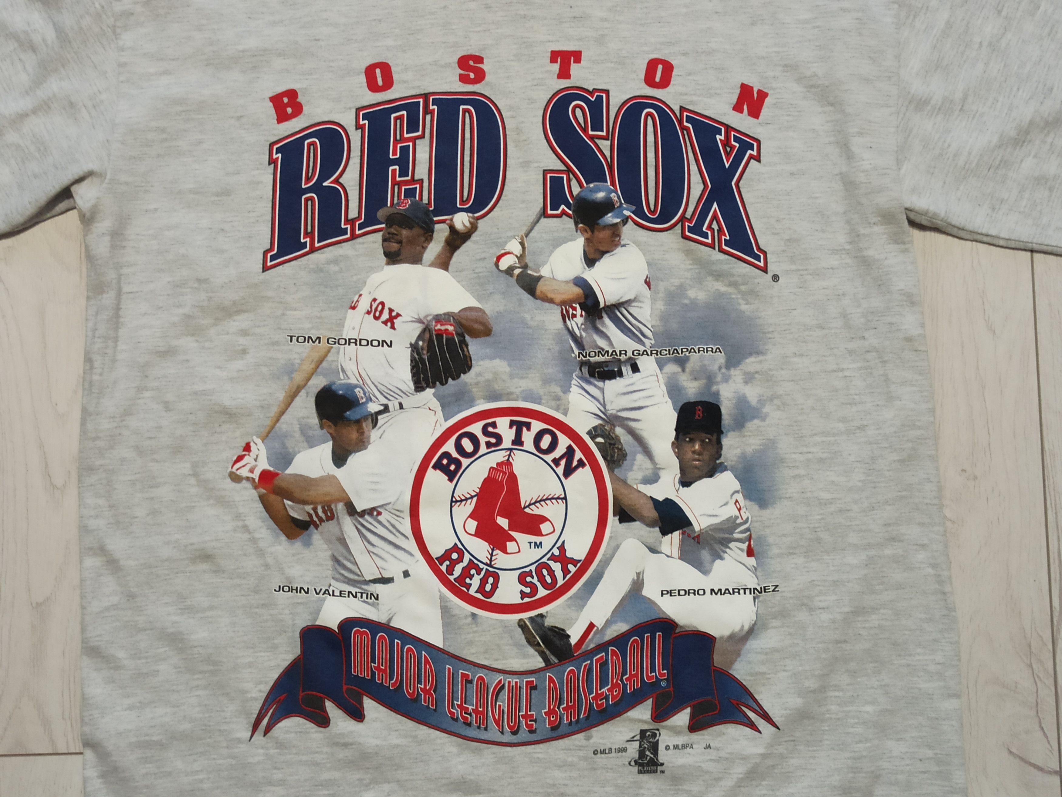 MLB Vtg 1999 Boston Red Sox Tee L Pedro Martinez Nomar Size US L / EU 52-54 / 3 - 2 Thumbnail