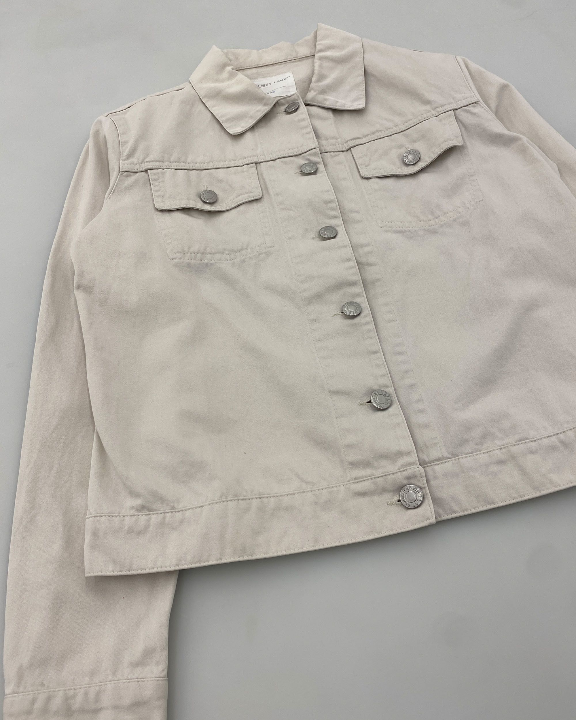 Helmut Lang 1998 Vintage Cotton Denim Jacket Size M / US 6-8 / IT 42-44 - 5 Thumbnail
