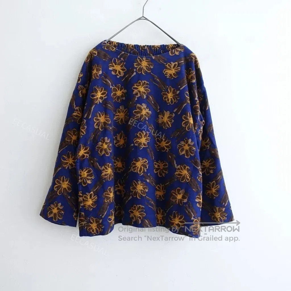 45rpm Floral Corduroy Pullover Top. Size XS / US 0-2 / IT 36-38 - 1 Thumbnail