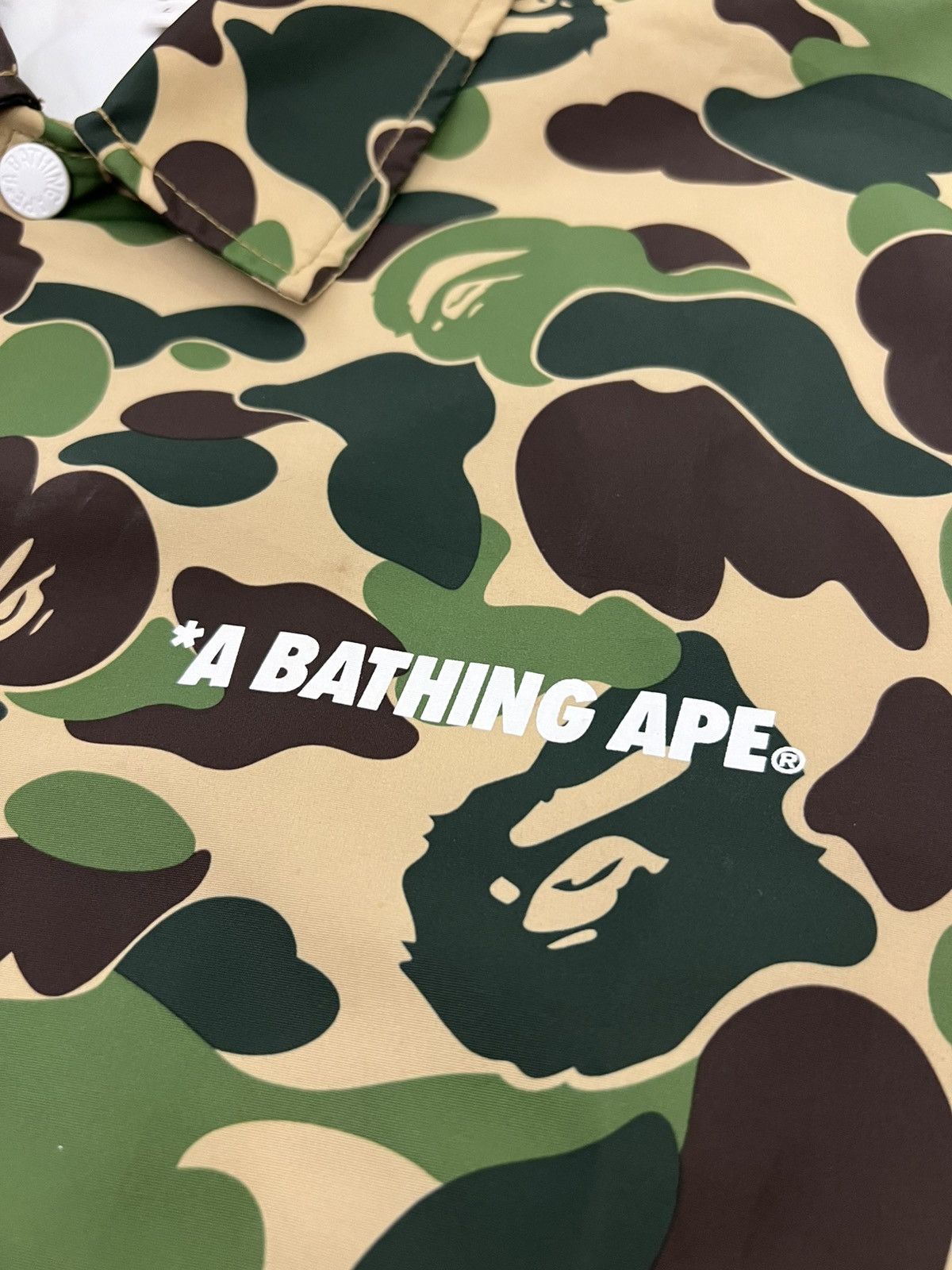 Bape ABC Camo Relaxed Coach Jacket FW19 Size US L / EU 52-54 / 3 - 3 Thumbnail