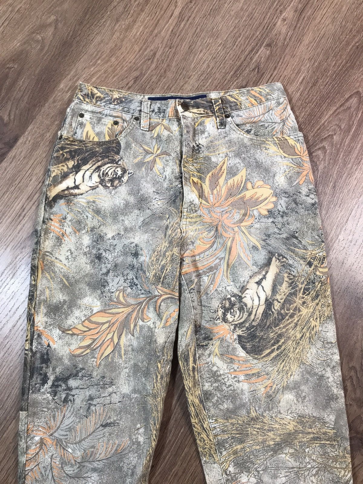 Vintage Angelo Marani Rare Full Print Pants Size US 32 / EU 48 - 4 Thumbnail