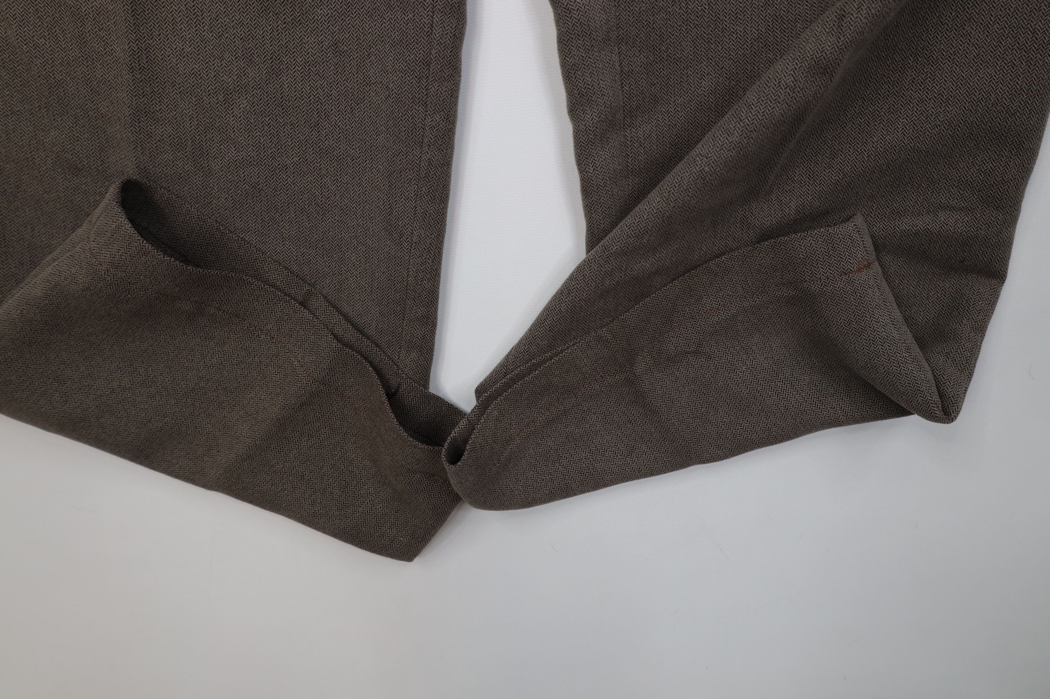 Vintage Vintage 90s Streetwear Herringbone Wide Leg Chino Pants Size US 34 / EU 50 - 5 Thumbnail