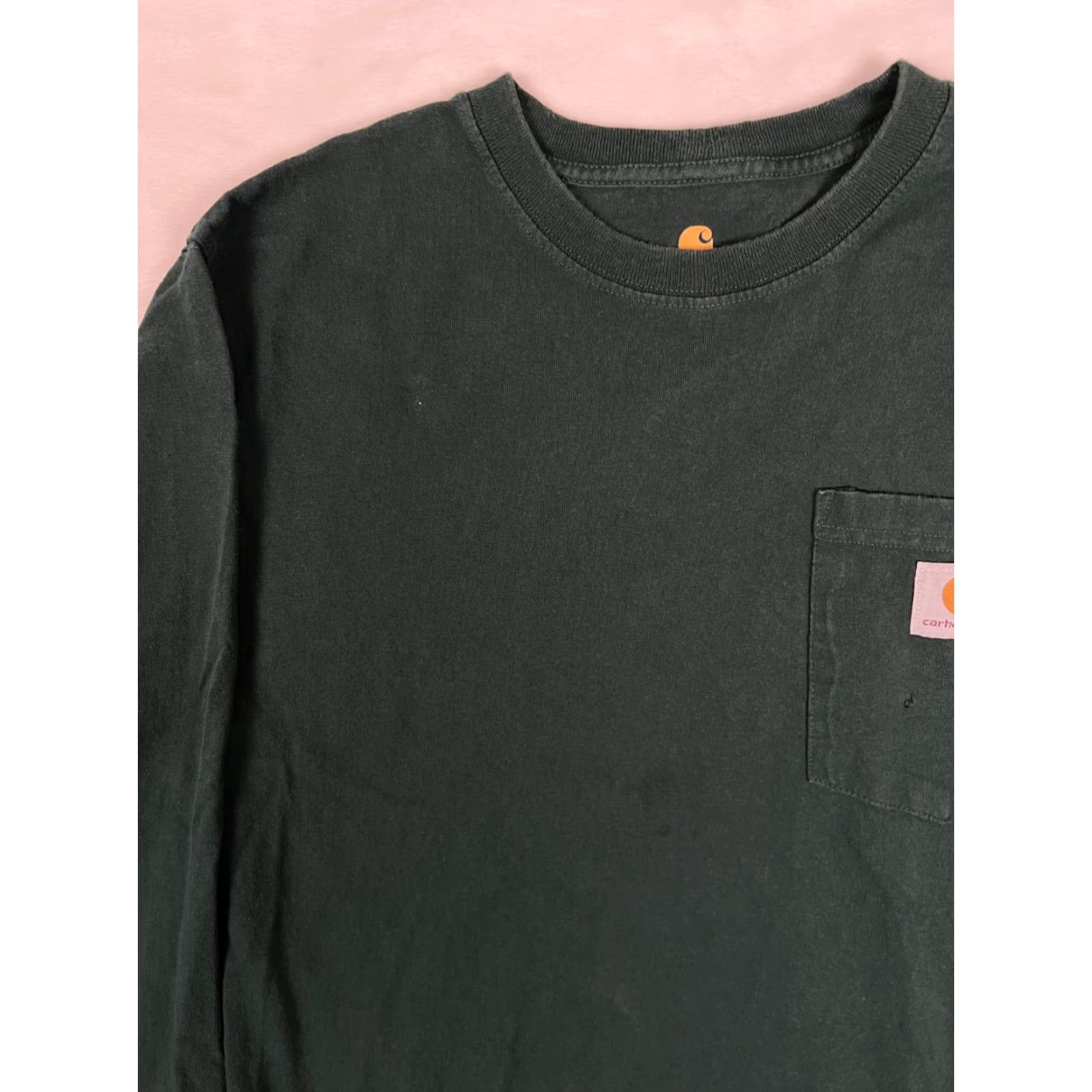 Carhartt VINTAGE Carhartt Shirt Long Sleeve Pocket Shirt Regular Mens S Black All Seasons Workwear Sun Faded Grunge Pocket Size US S / EU 44-46 / 1 - 5 Thumbnail