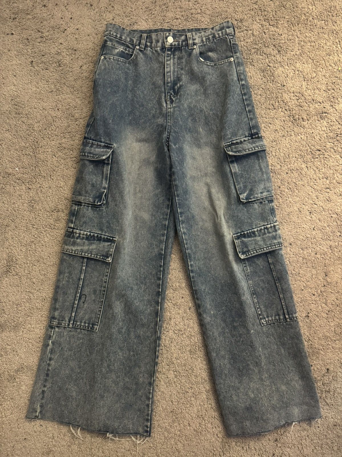 Other New Japanese Flared Denim Jeans Size US 31 - 1 Thumbnail