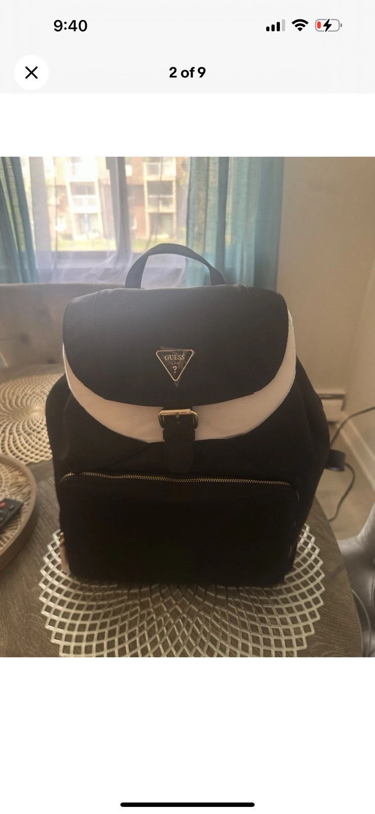 Guess GUESS Jaxi Nylon Large Backpack 12"W x 15"H x 5"D No tags. Size ONE SIZE - 5 Thumbnail