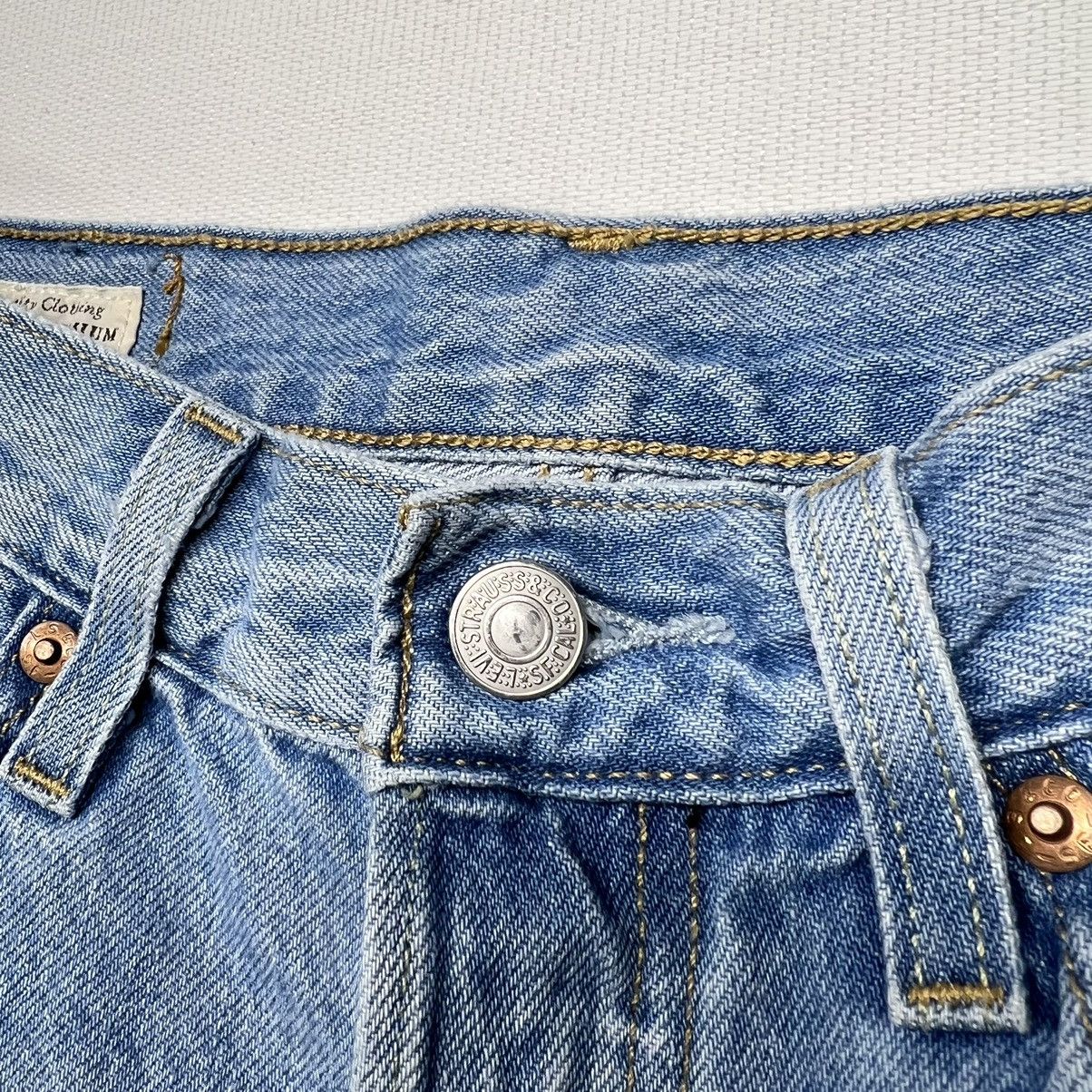 Levi's Levis Premium Jeans Blue 501 Straight Original Denim Ripped Size 25" / US 0 / IT 36 - 7 Thumbnail