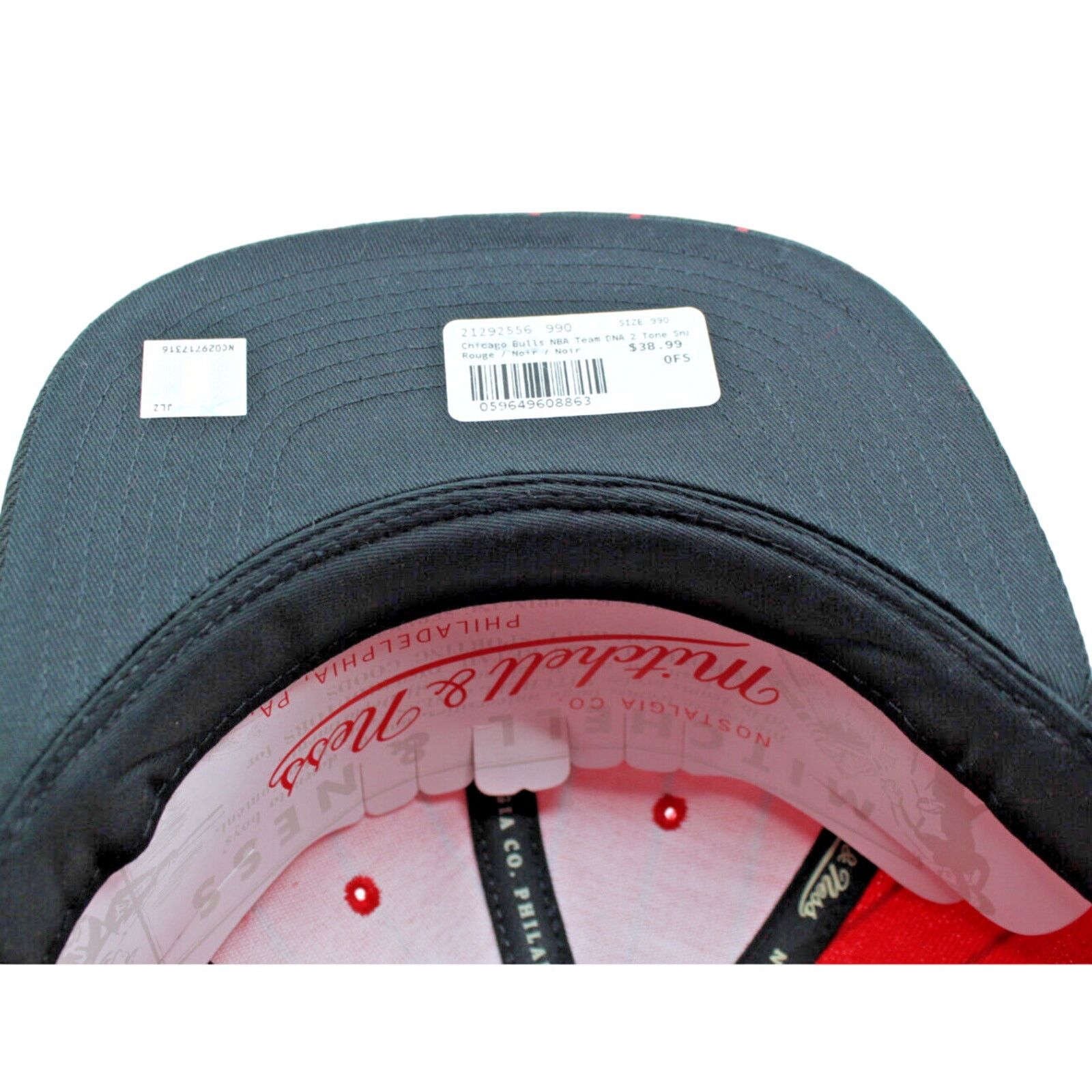 Mitchell & Ness New NBA Chicago Bulls Mitchell Ness Original Snapback Cap Size ONE SIZE - 3 Thumbnail