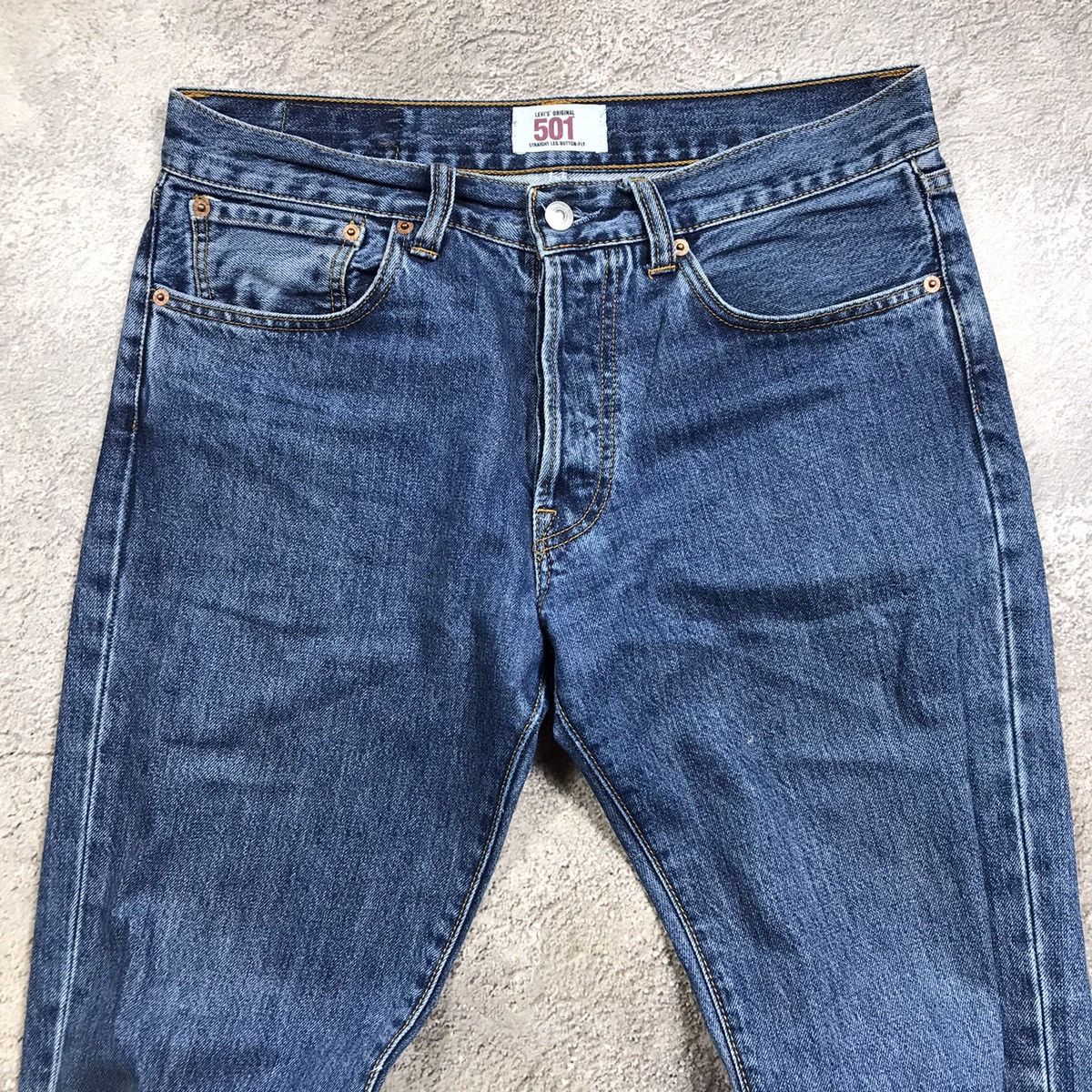 Vintage Vintage 90s Levis Baggy Distressed Thrashed Jeans Grunge 34 Size US 34 / EU 50 - 4 Thumbnail